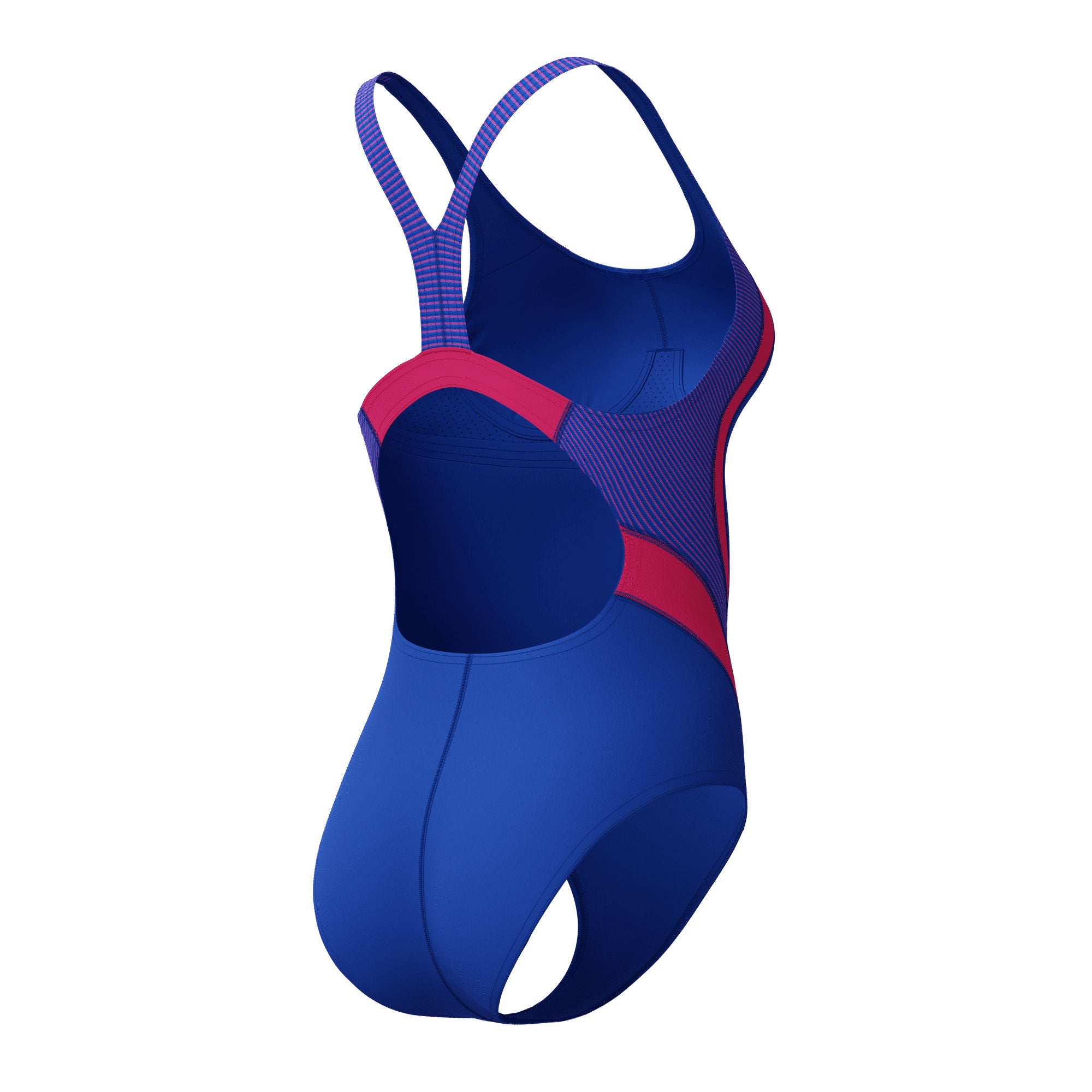 Quantum Rib Splice Damen Badeanzug | Blau