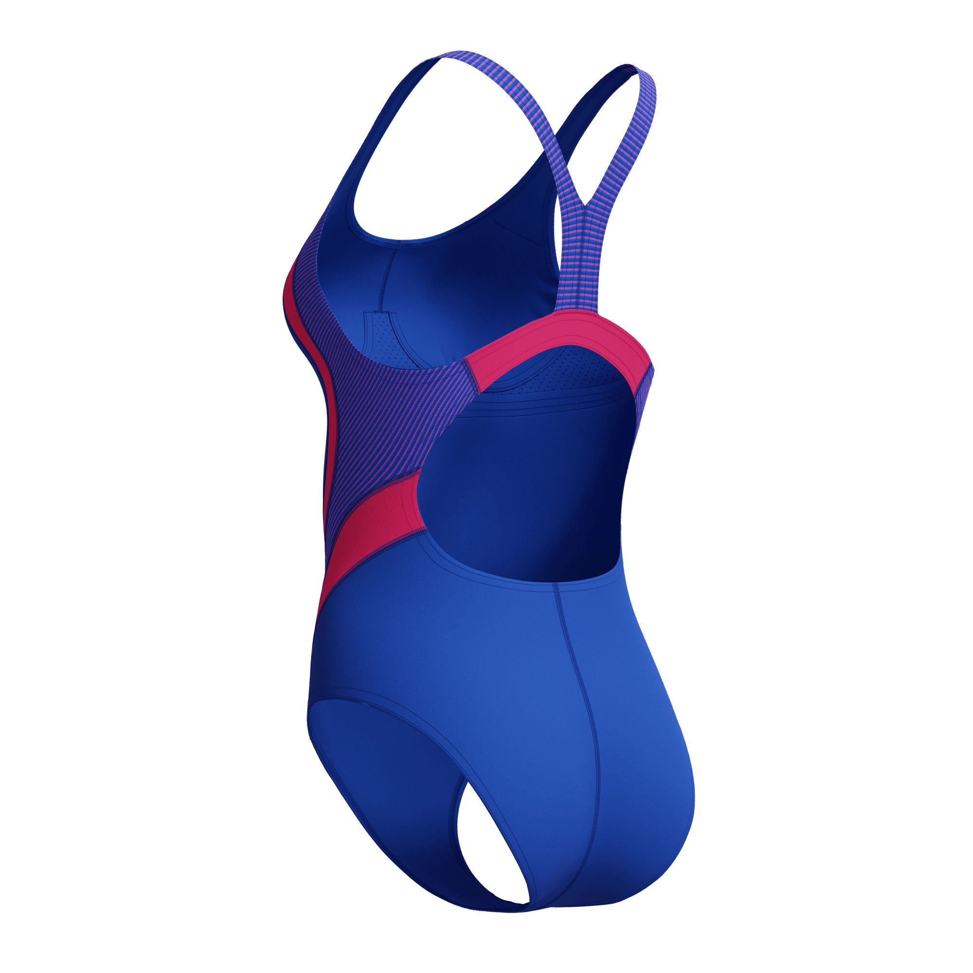 Quantum Rib Splice Damen Badeanzug | Blau