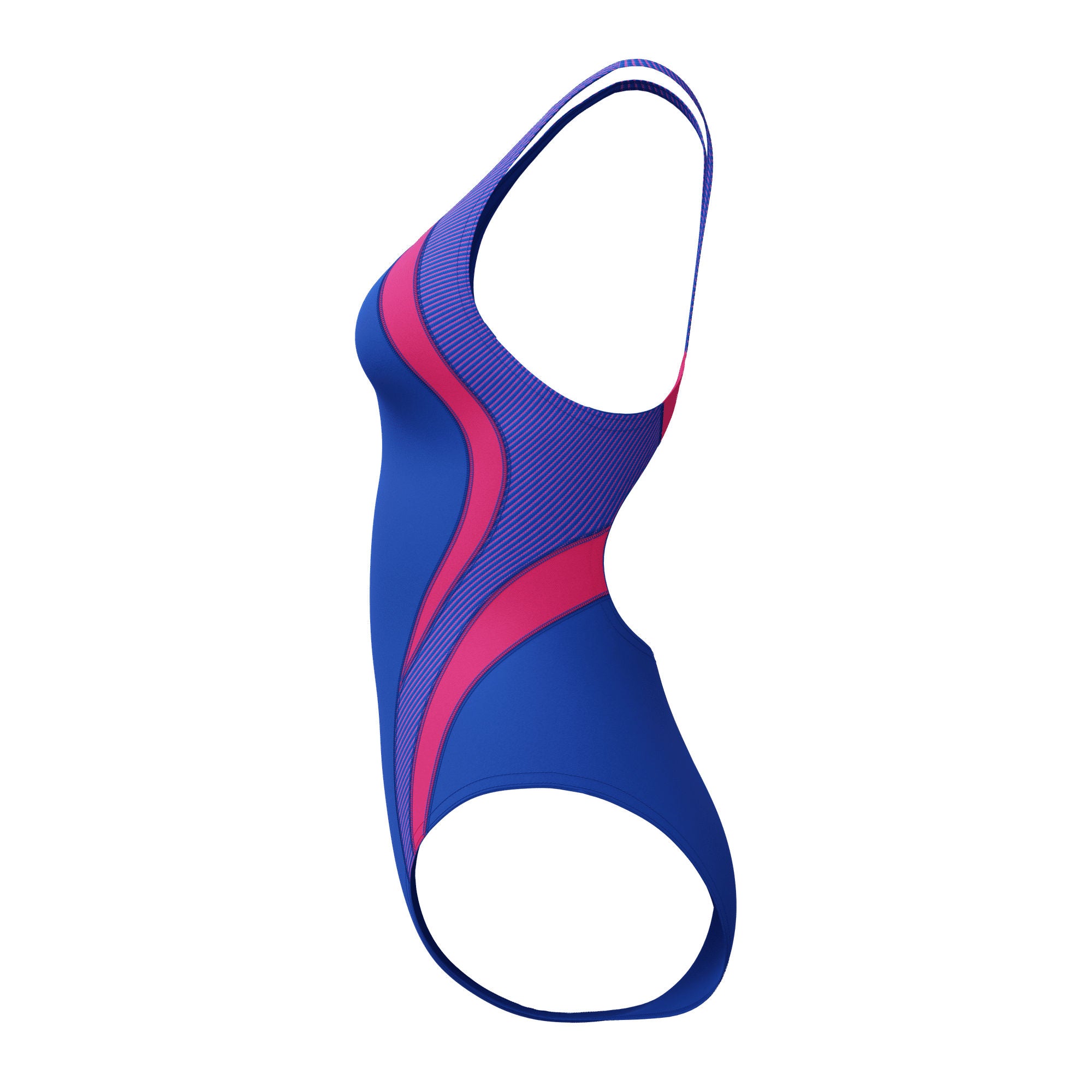 Quantum Rib Splice Damen Badeanzug | Blau