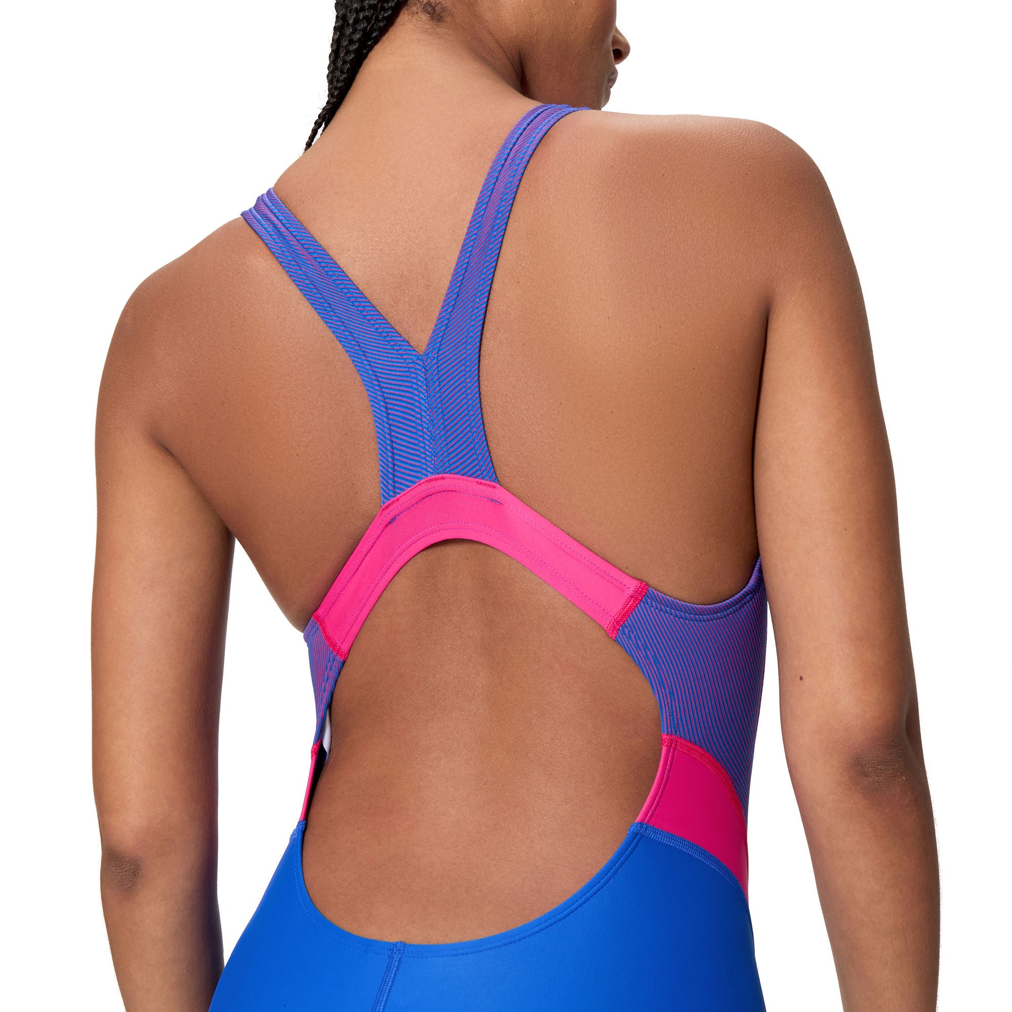 Quantum Rib Splice Damen Badeanzug | Blau
