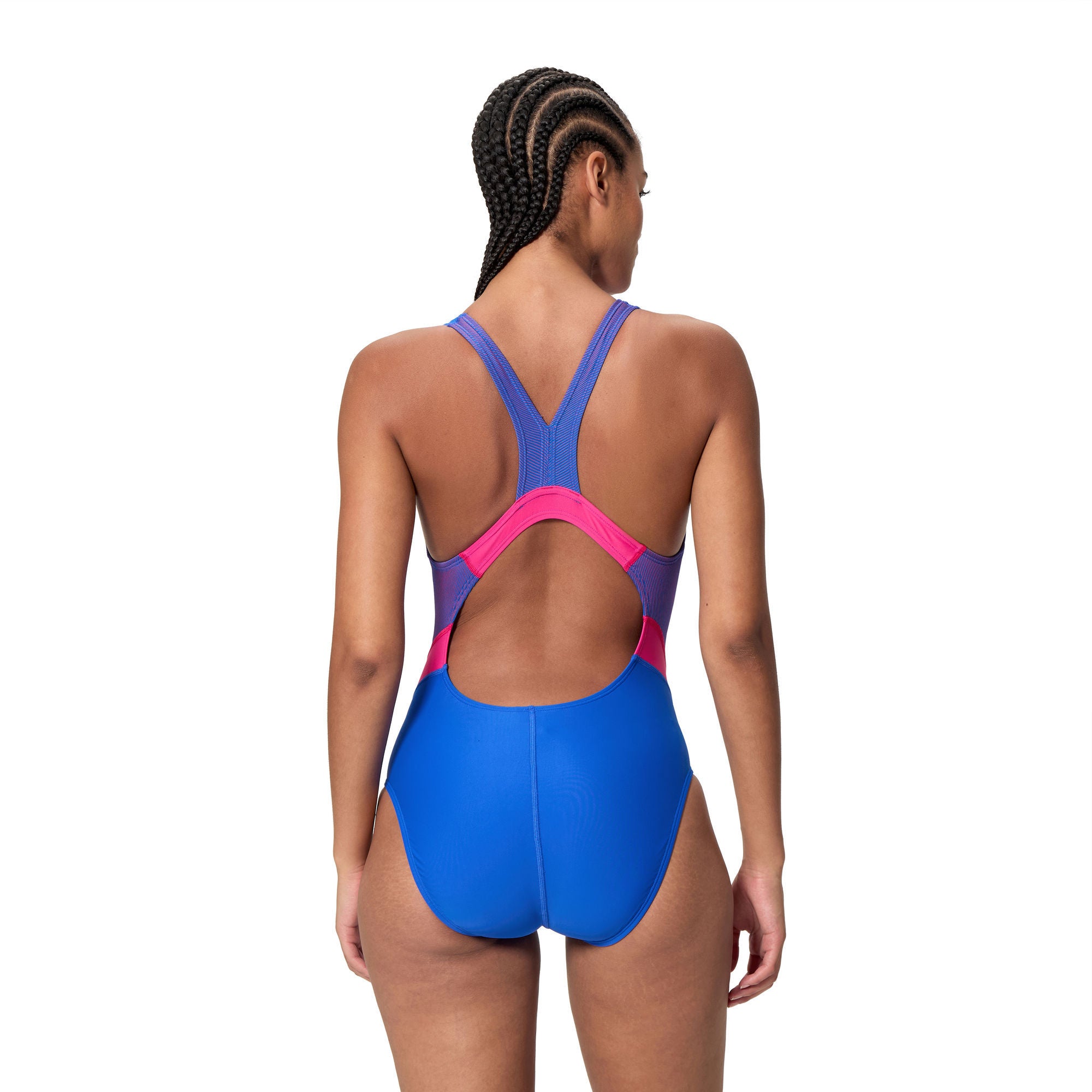 Quantum Rib Splice Damen Badeanzug | Blau