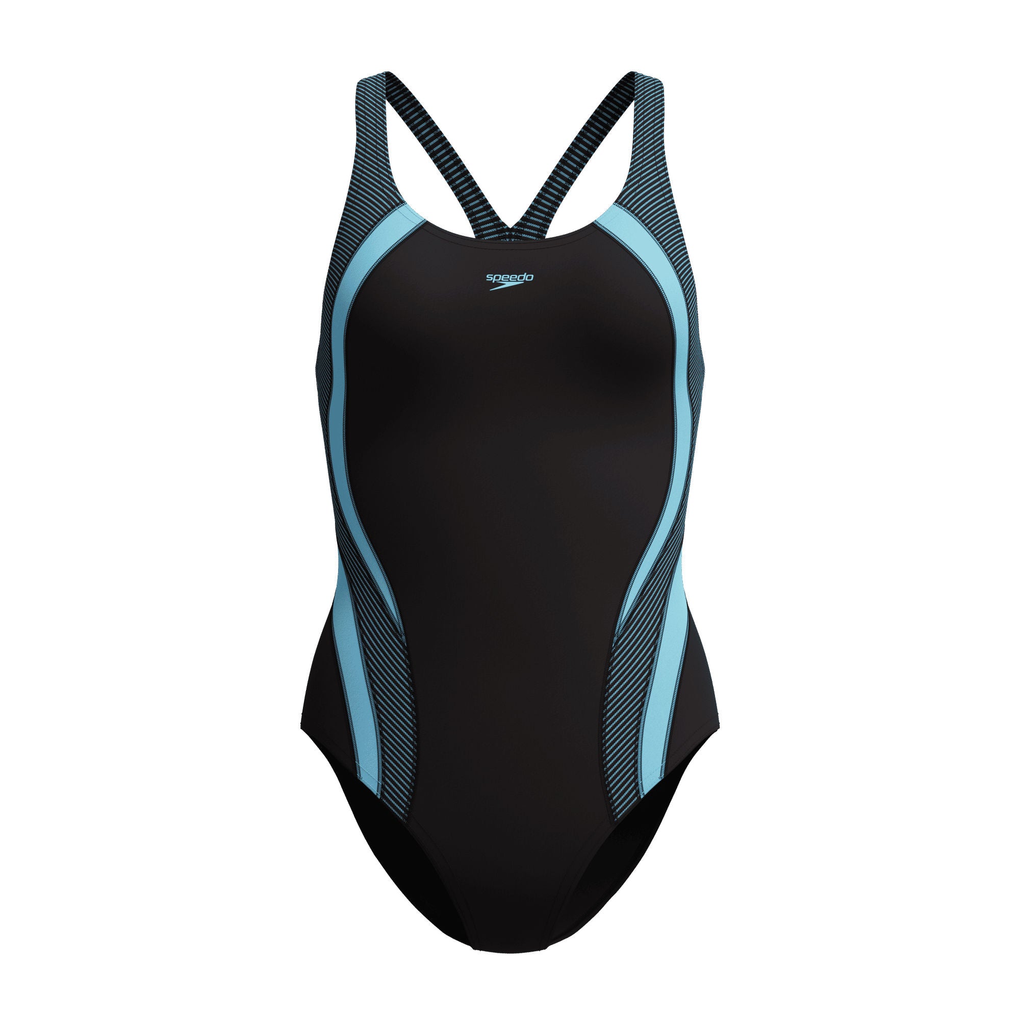 Quantum Rib Splice Damen Badeanzug | Schwarz