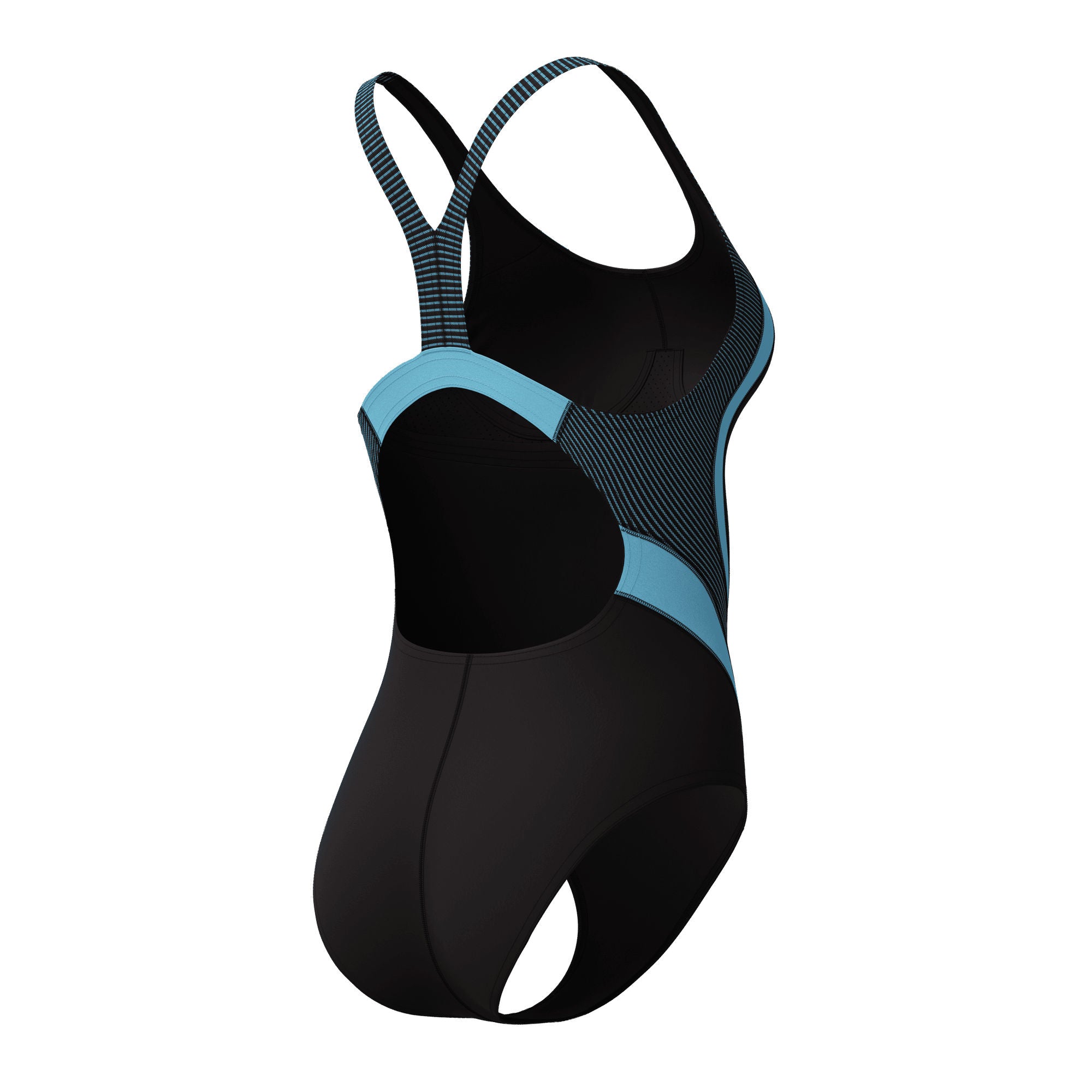 Quantum Rib Splice Damen Badeanzug | Schwarz