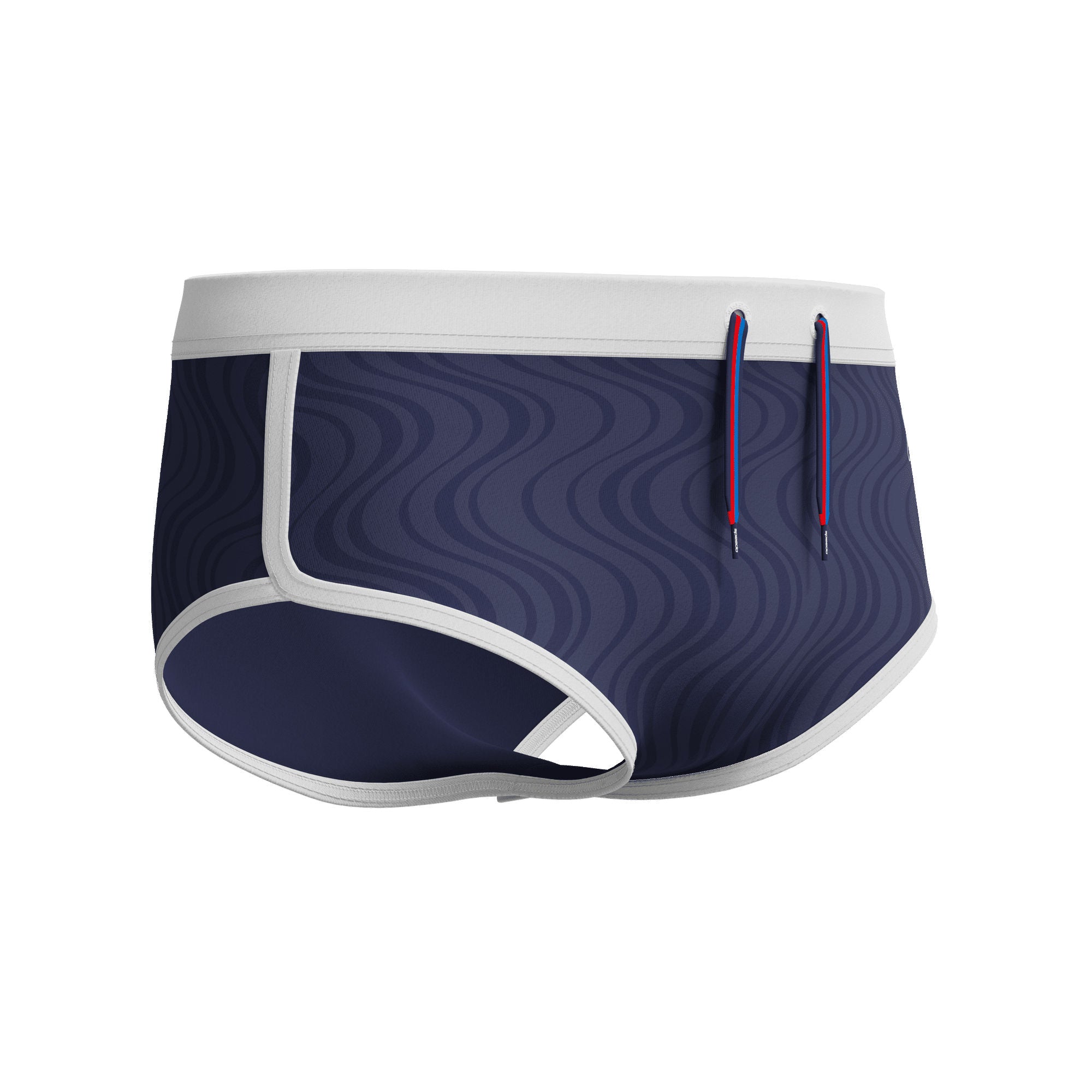 Textured Herren Badeslip | Navy