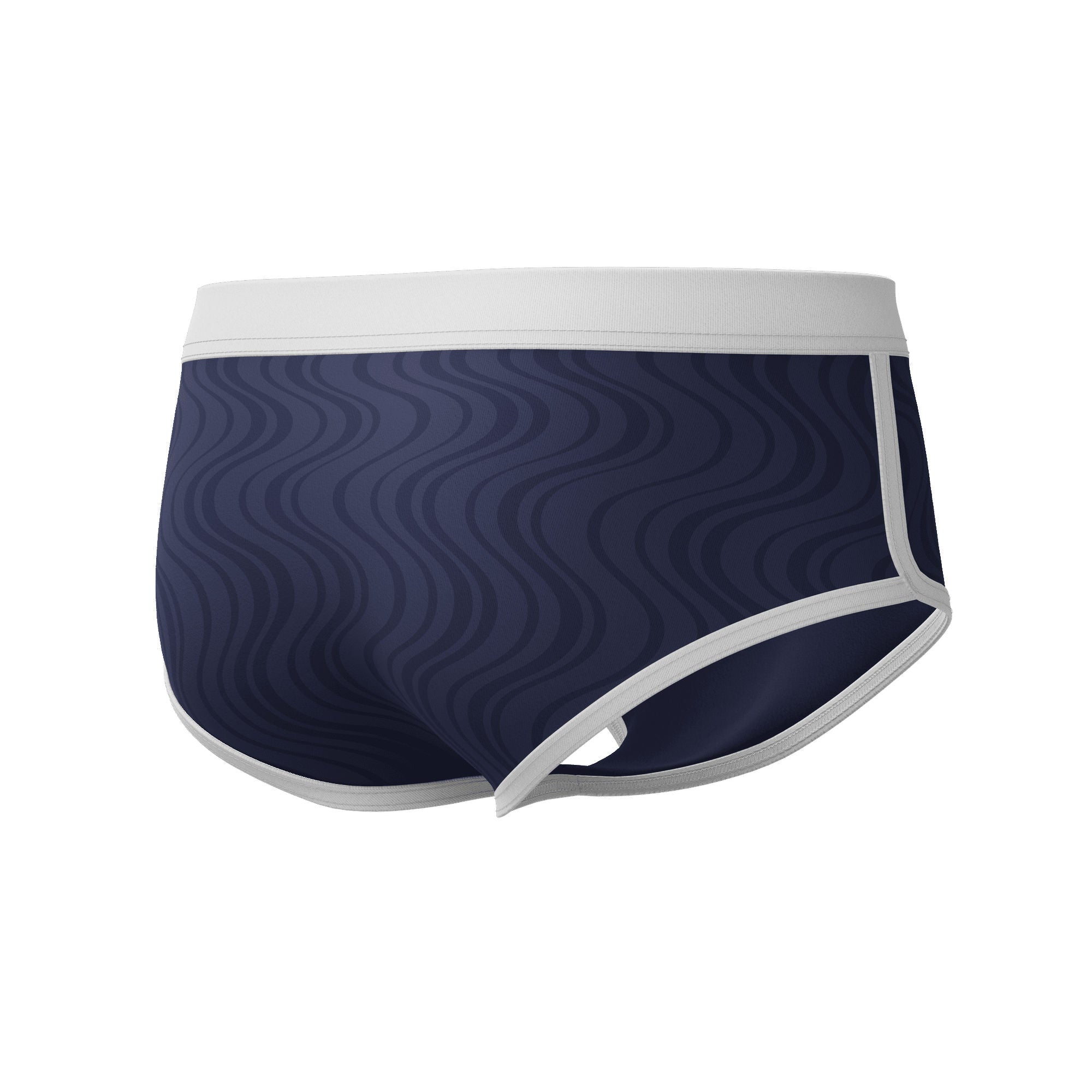 Textured Herren Badeslip | Navy