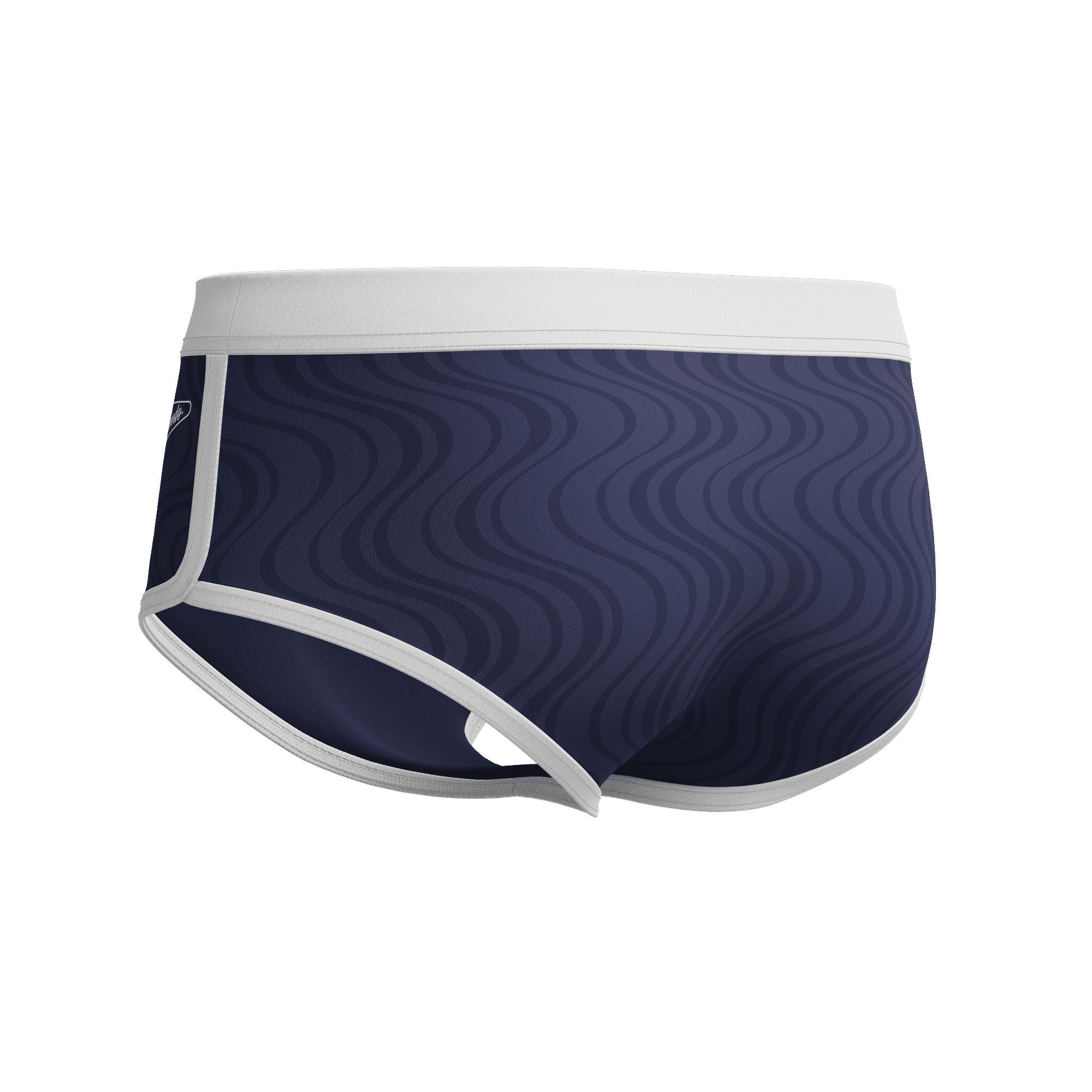 Textured Herren Badeslip | Navy
