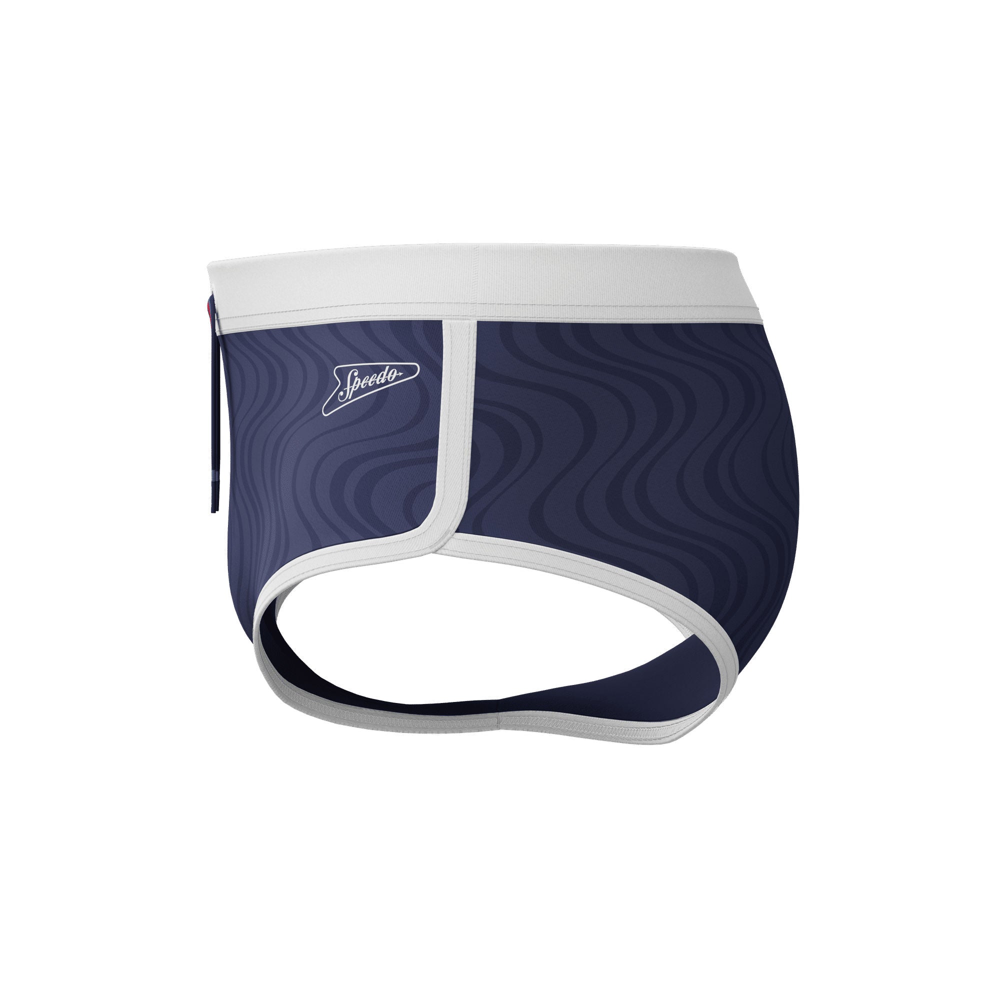 Textured Herren Badeslip | Navy