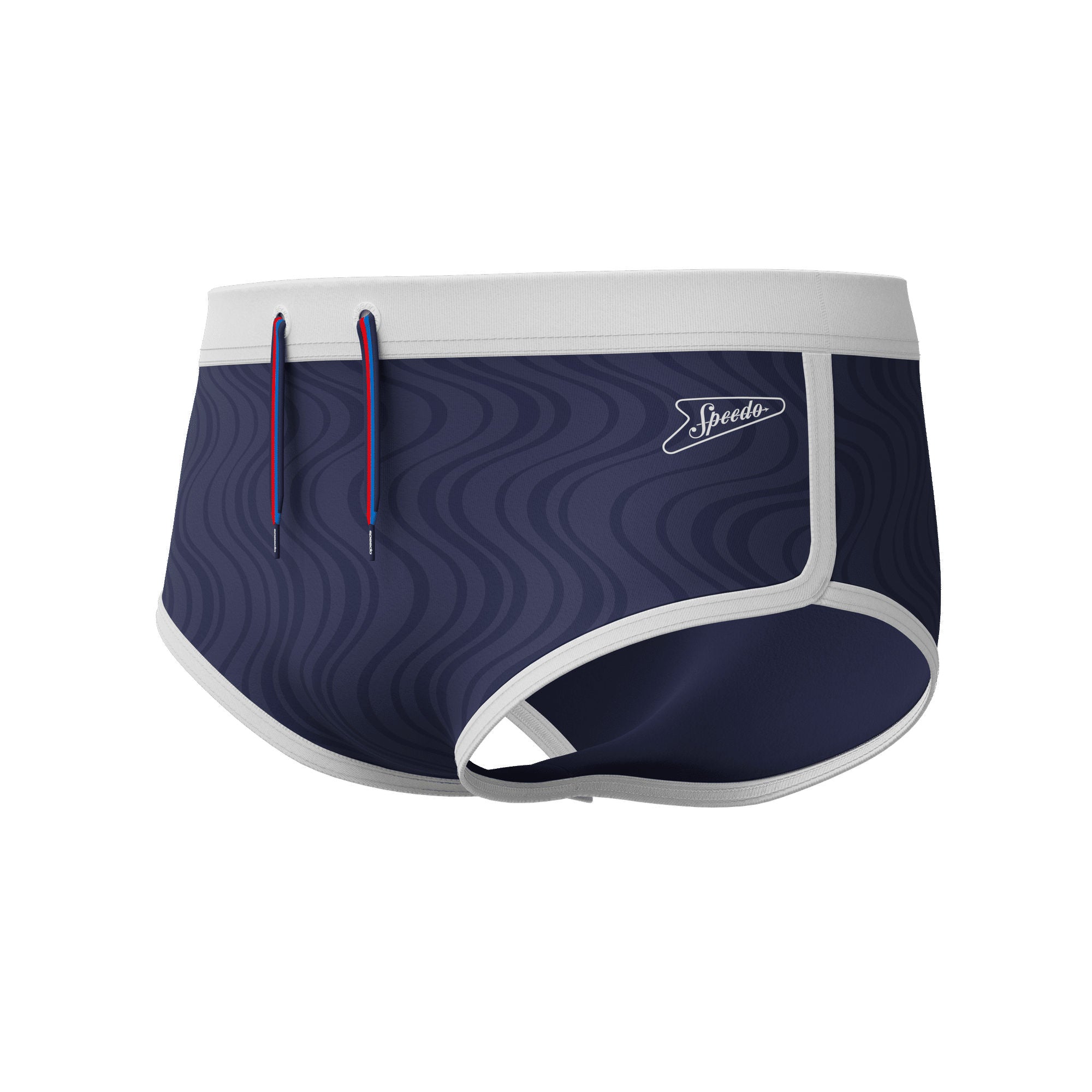 Textured Herren Badeslip | Navy
