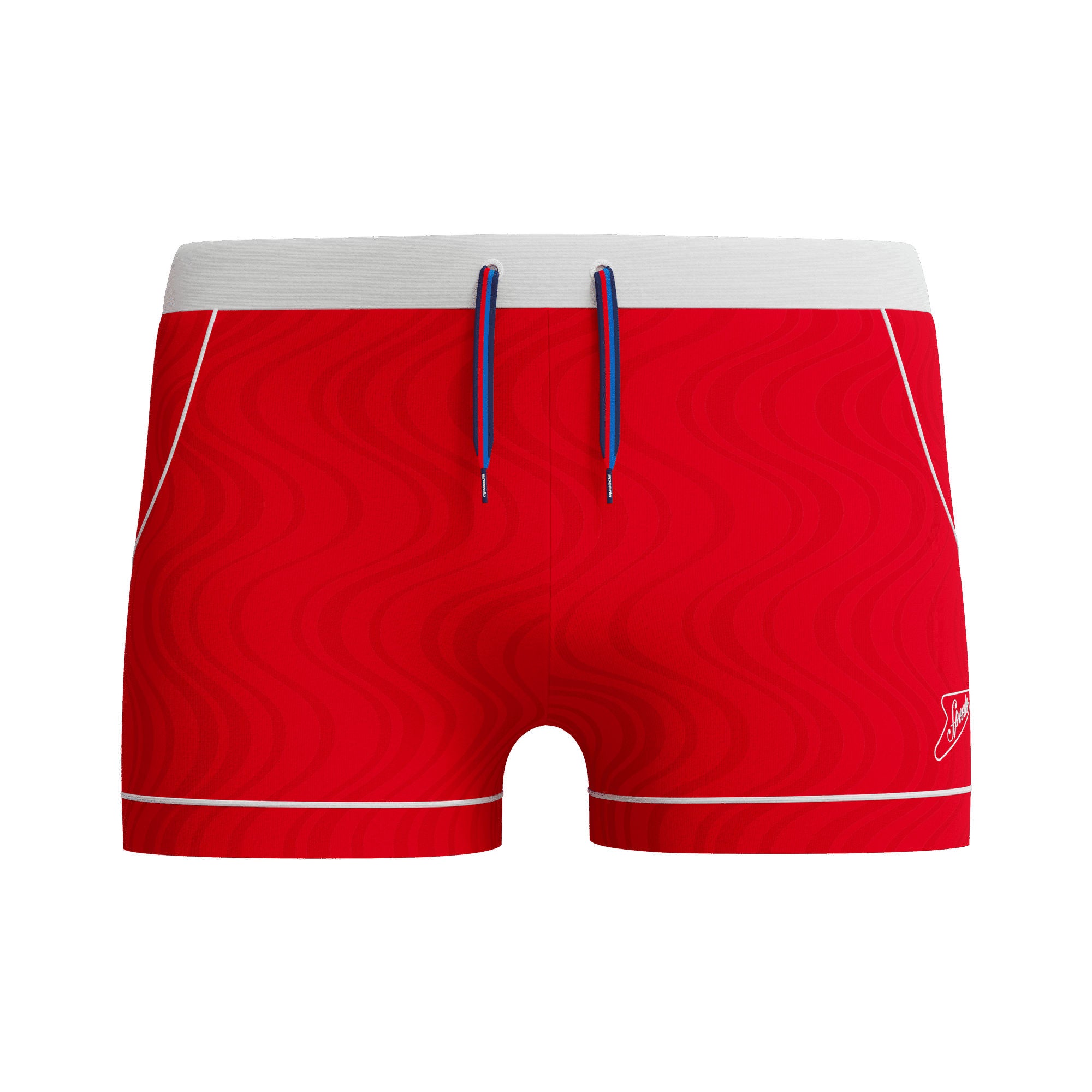 Textured Herren Aquashorts | Rot