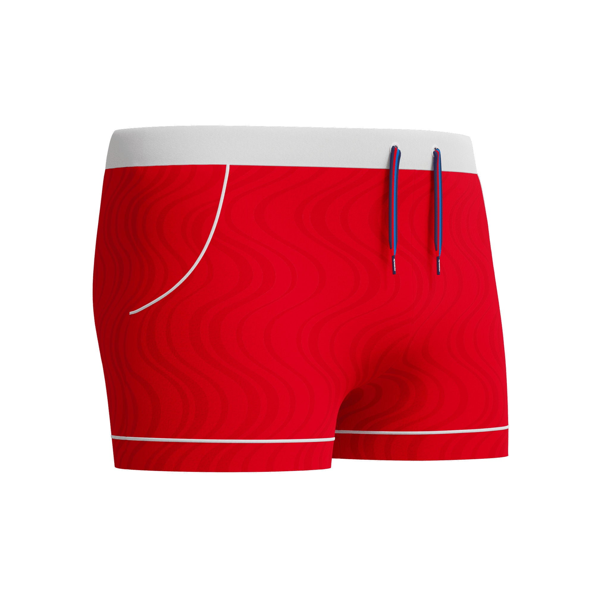 Textured Herren Aquashorts | Rot