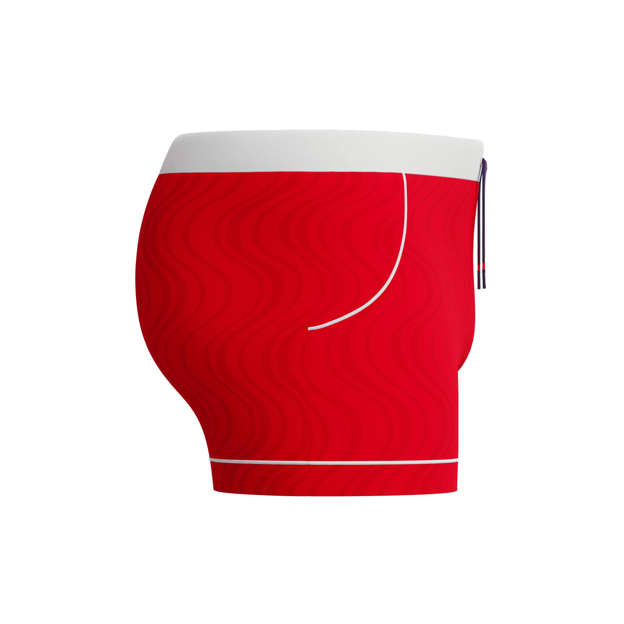Textured Herren Aquashorts | Rot