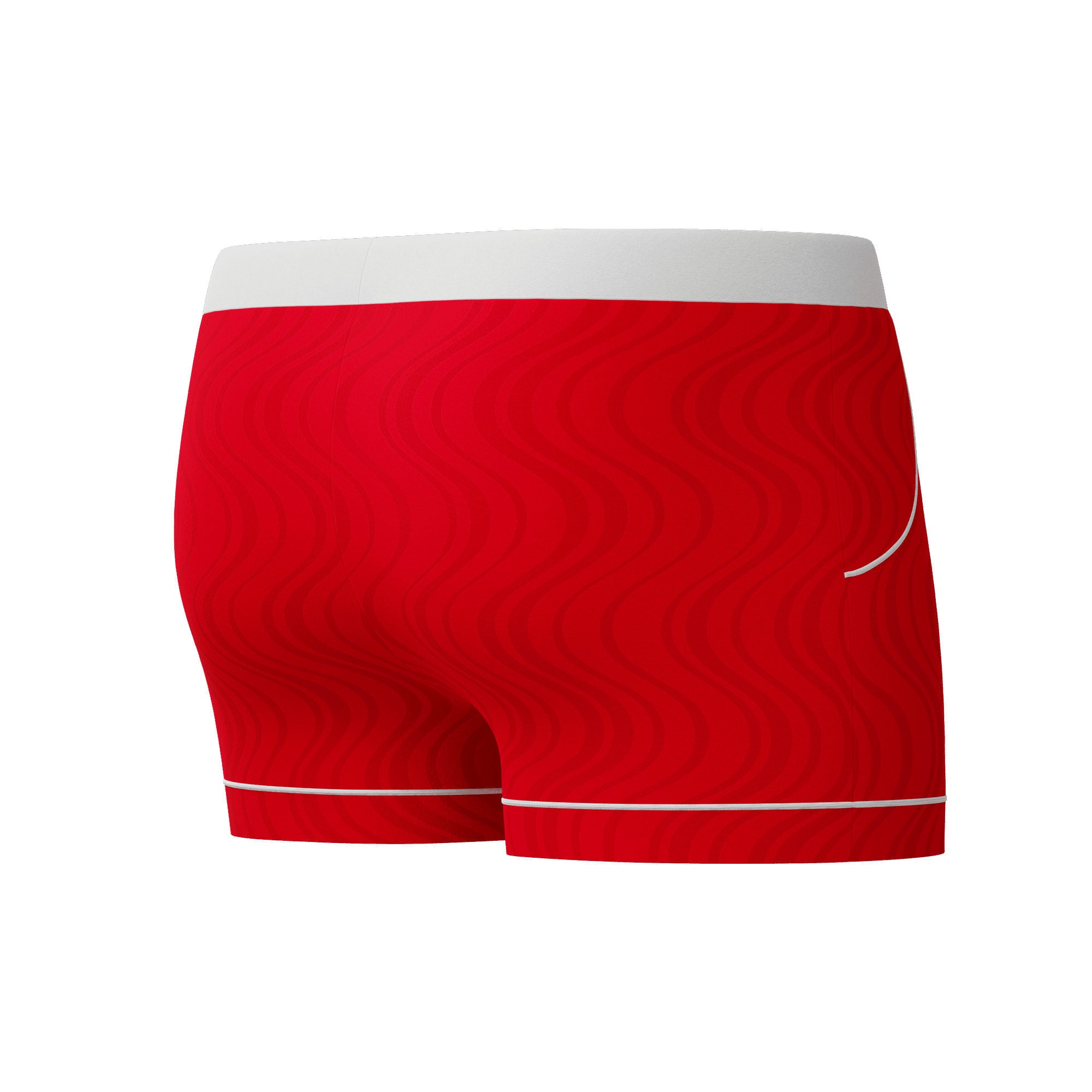 Textured Herren Aquashorts | Rot