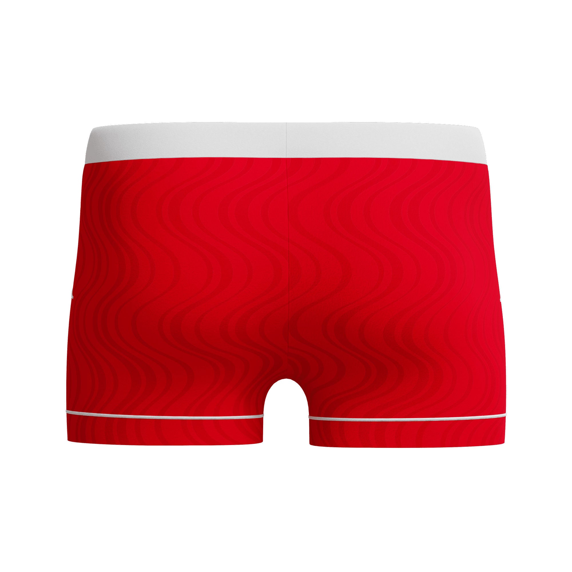 Textured Herren Aquashorts | Rot