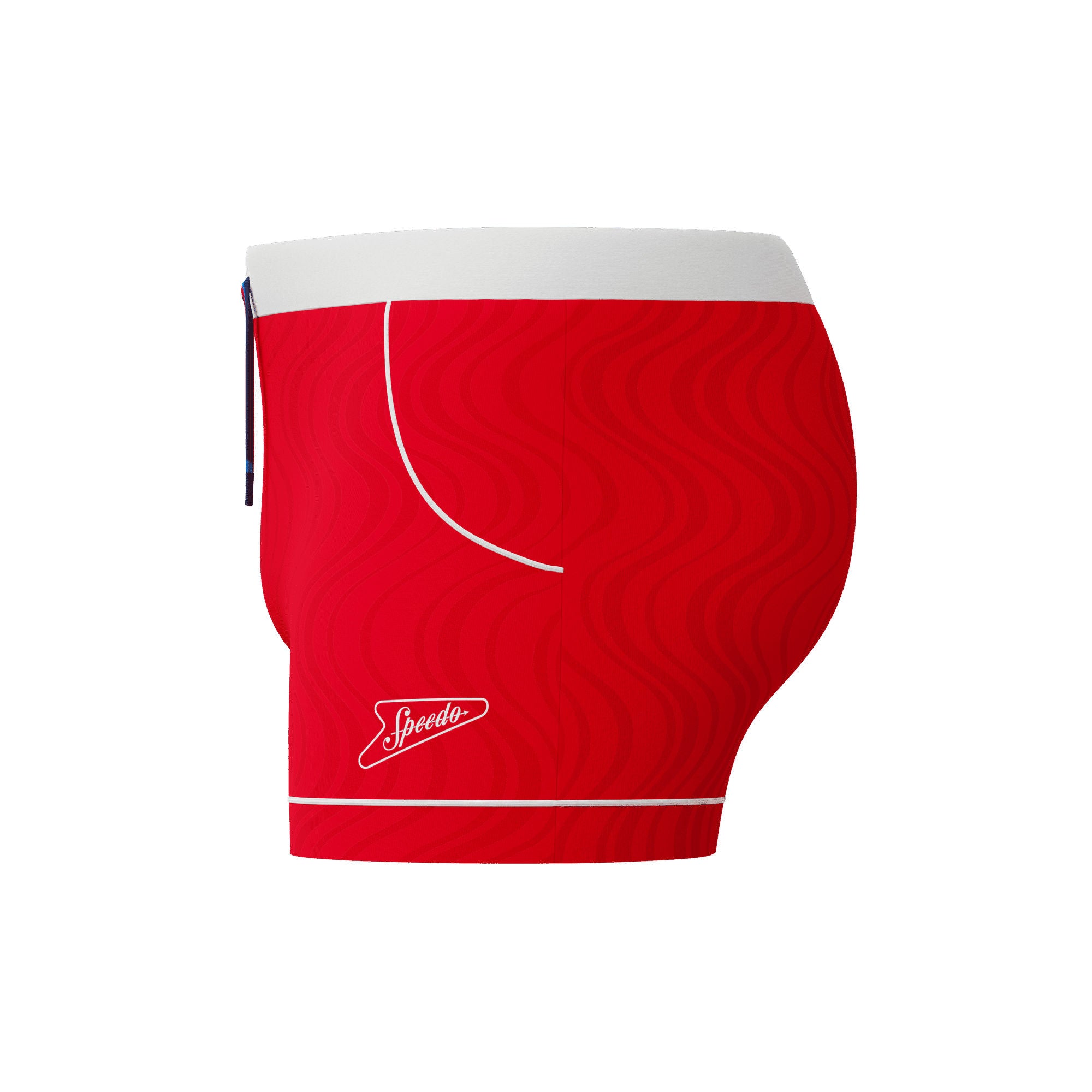 Textured Herren Aquashorts | Rot