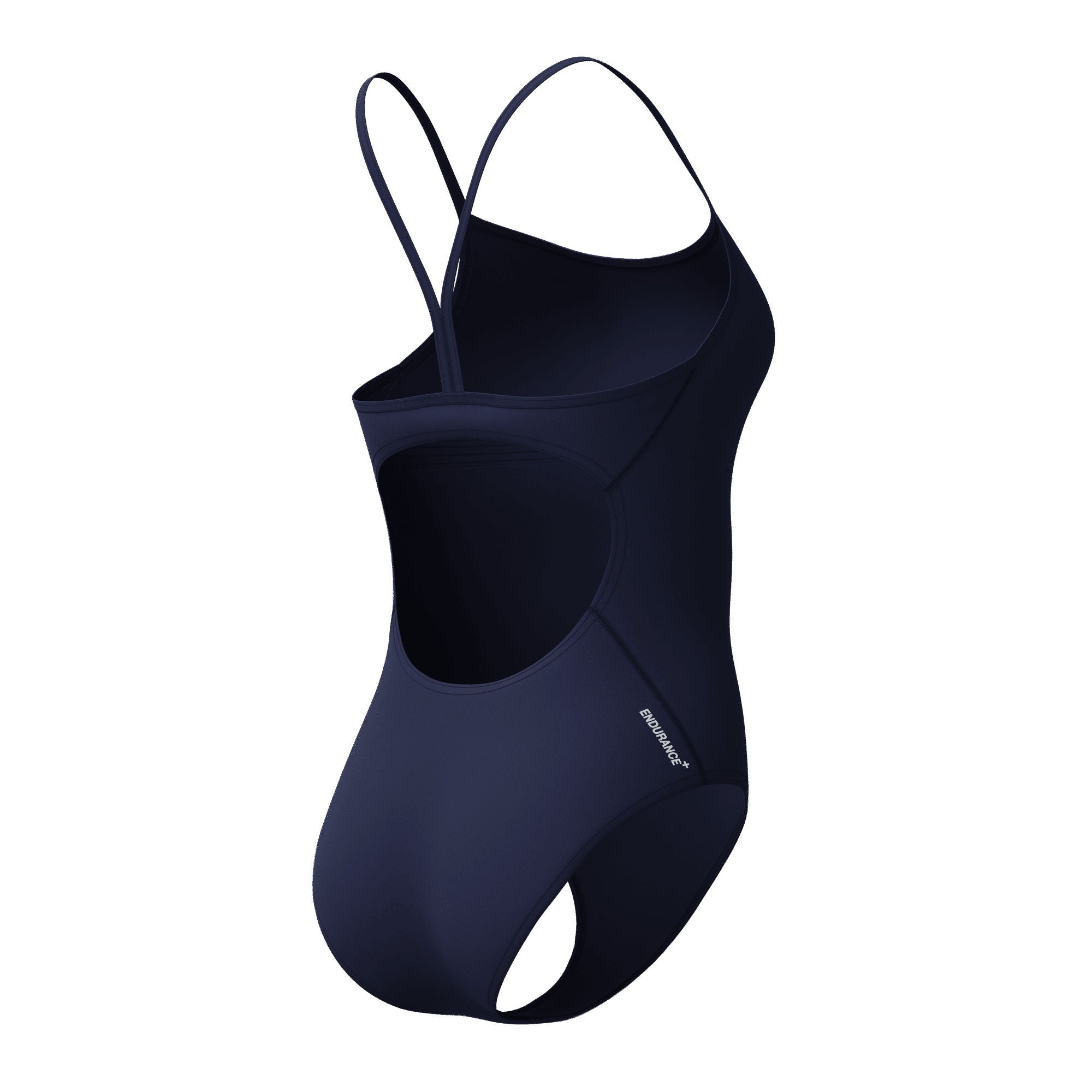 Endurance+ Logo Thin Strap Damen Badeanzug | Navy