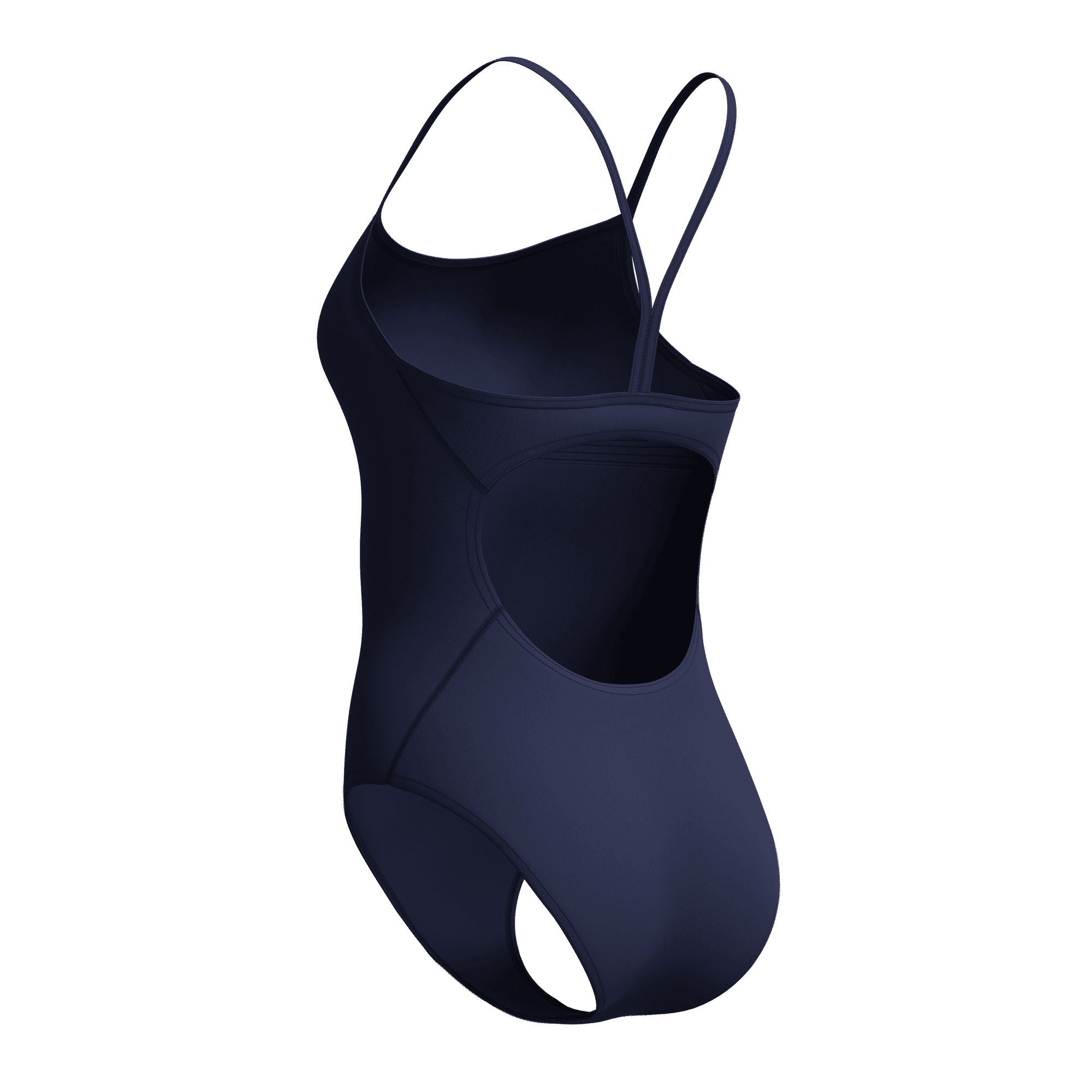 Endurance+ Logo Thin Strap Damen Badeanzug | Navy