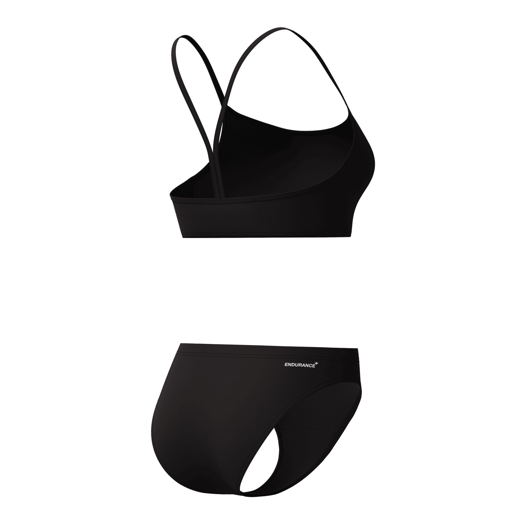 Endurance+ Logo Thin Strap Damen Bikini | Schwarz