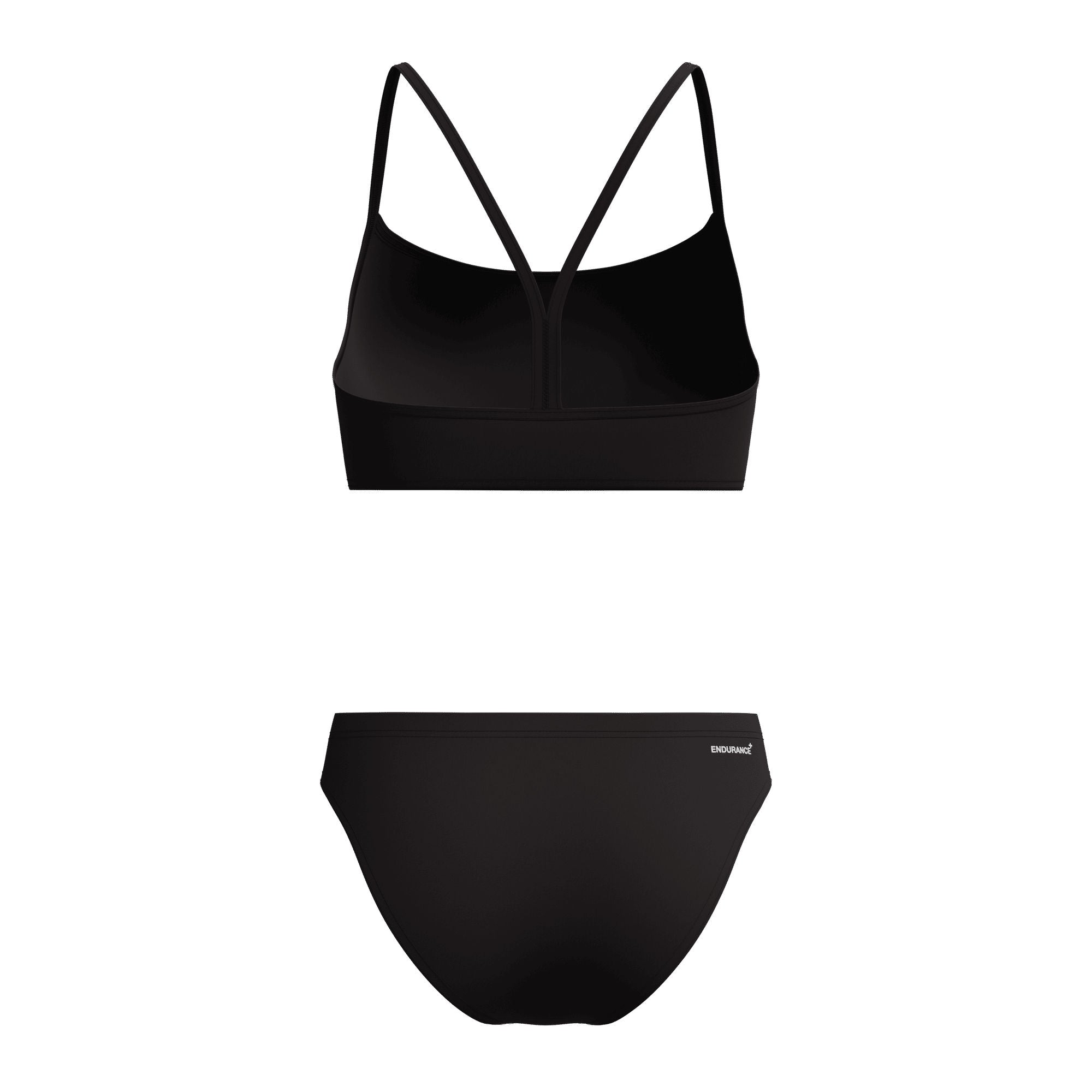 Endurance+ Logo Thin Strap Damen Bikini | Schwarz