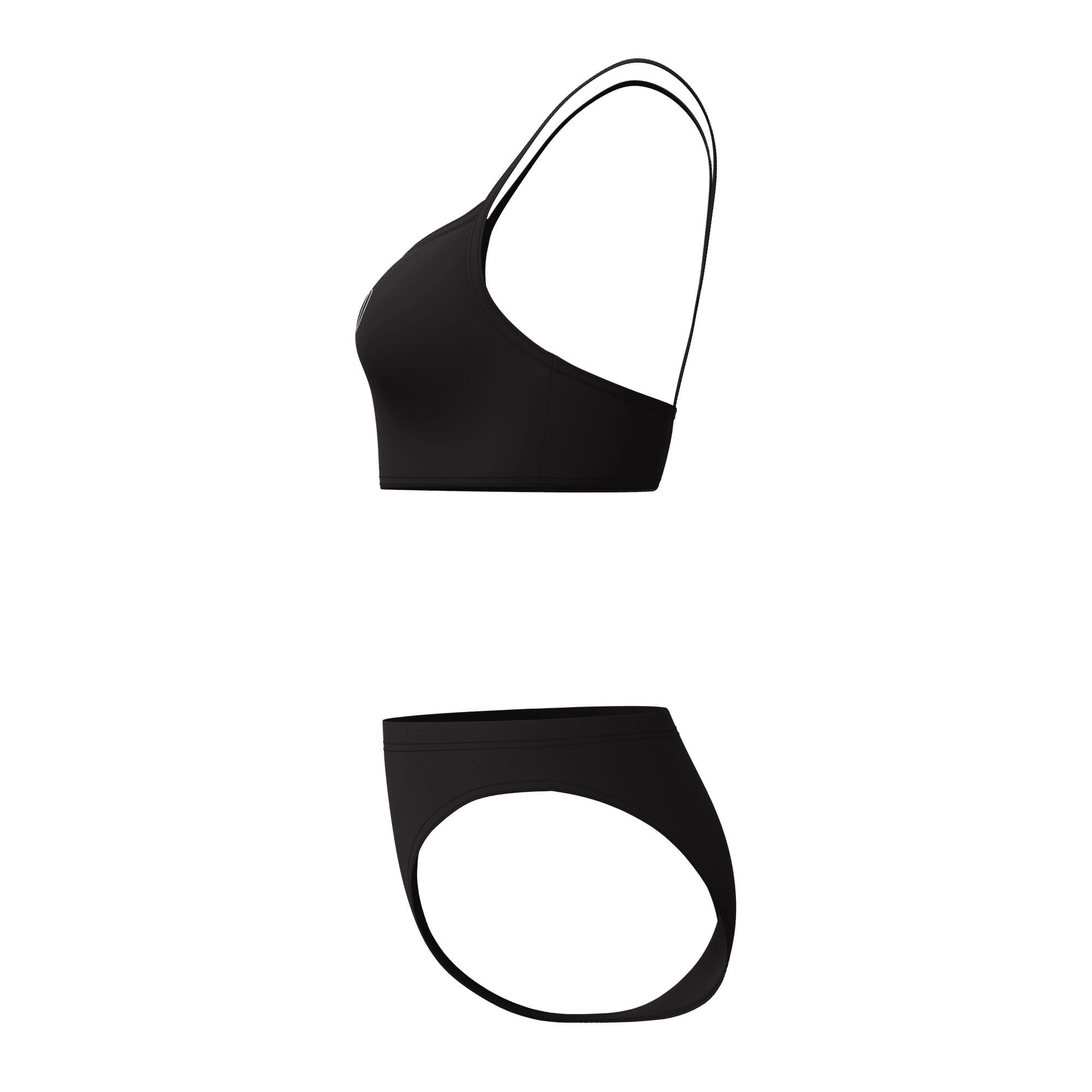 Endurance+ Logo Thin Strap Damen Bikini | Schwarz