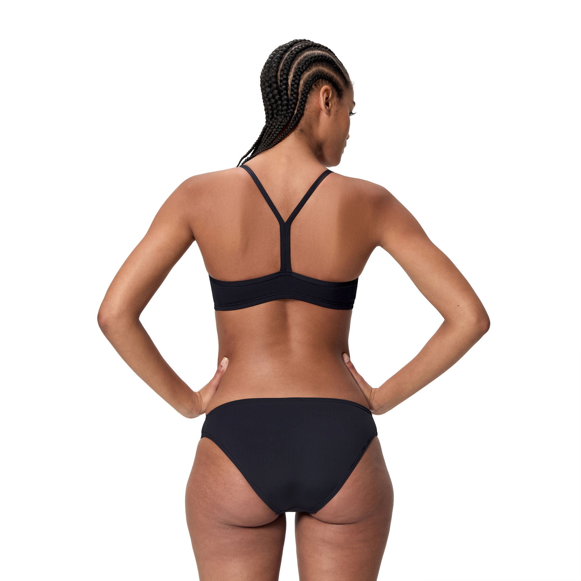 Endurance+ Logo Thin Strap Damen Bikini | Schwarz