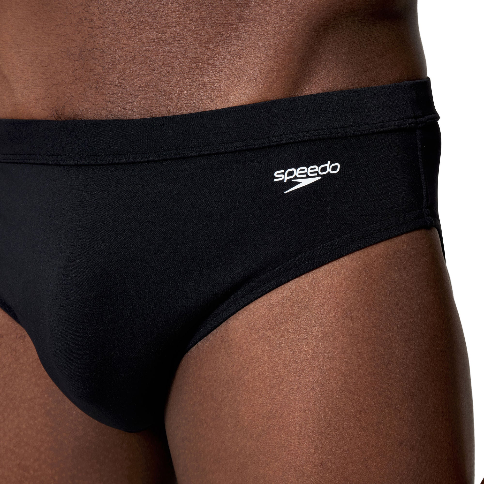 Solid The Speedo Herren Badeslip | Schwarz
