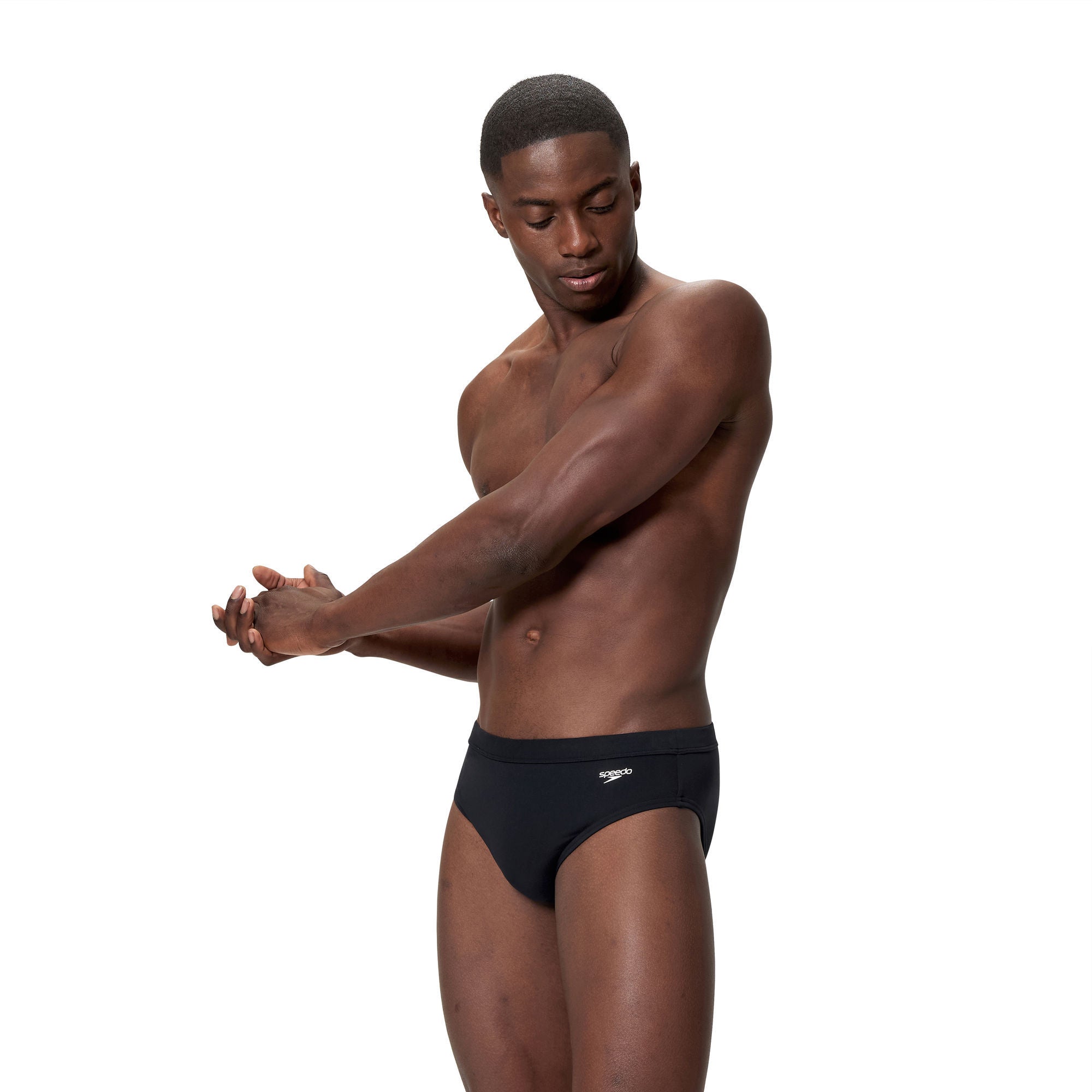 Solid The Speedo Herren Badeslip | Schwarz