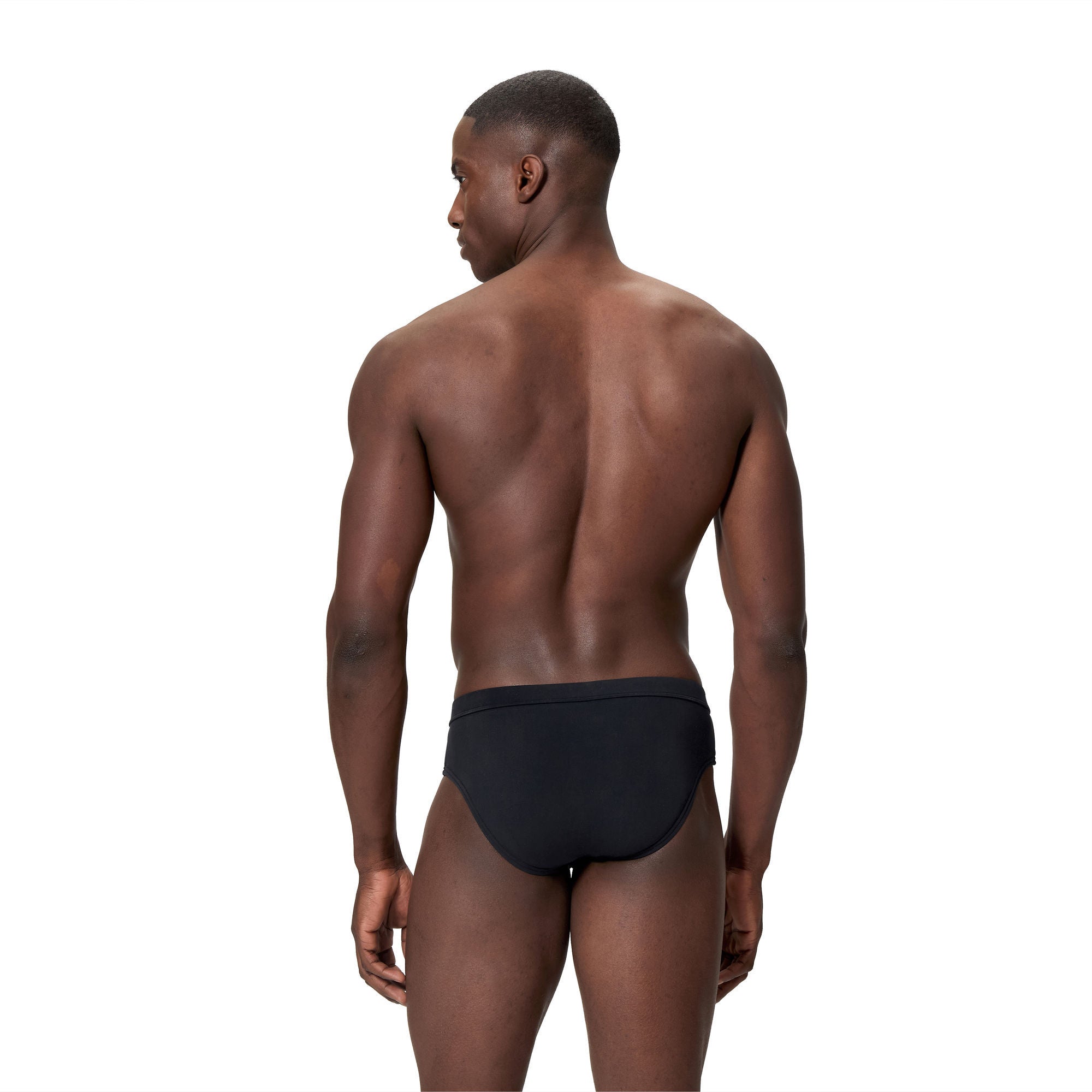 Solid The Speedo Herren Badeslip | Schwarz