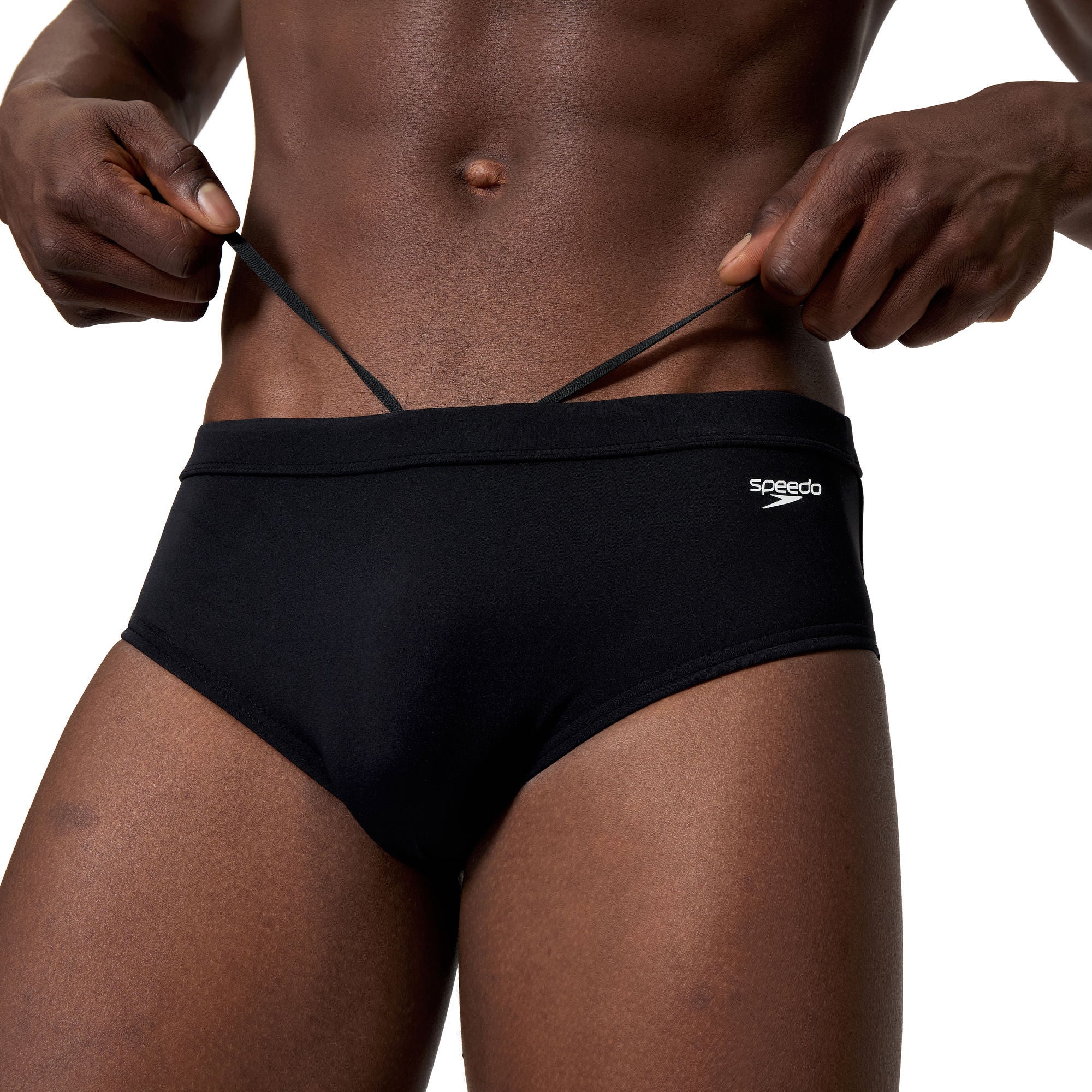 Solid The Speedo Herren Badeslip | Schwarz