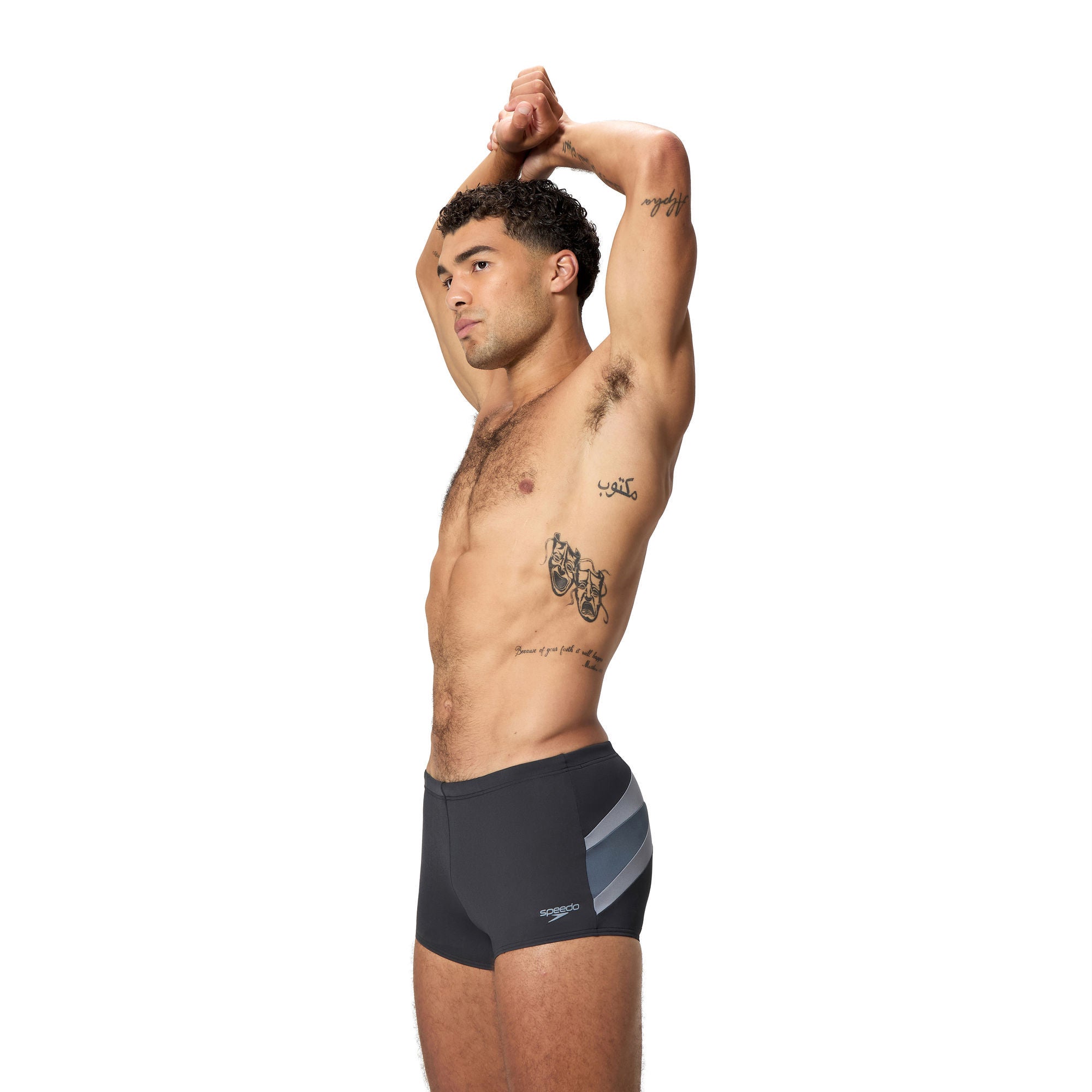Hyperboom Herren Aquashorts | Schwarz