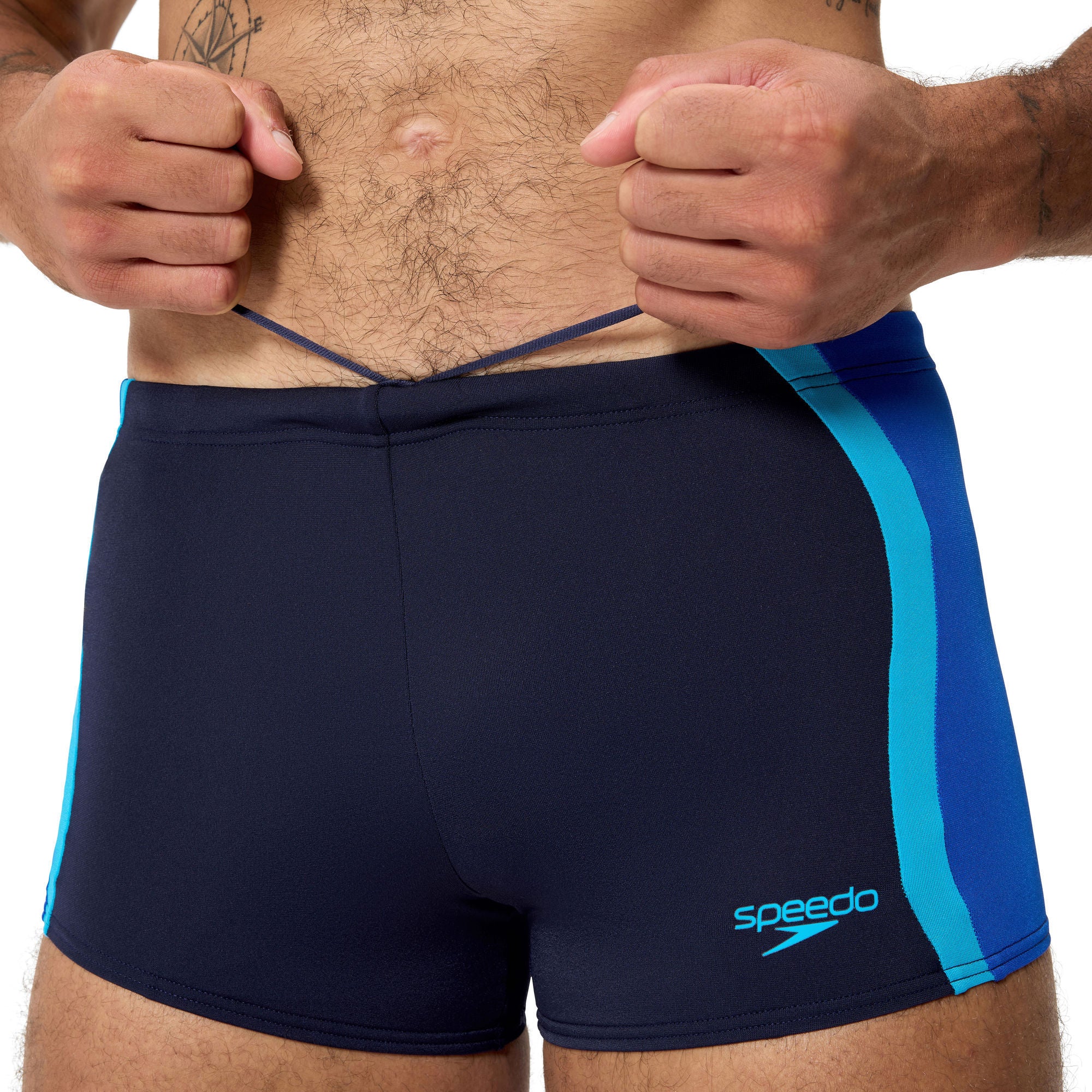 Solid Splice Herren Aquashorts | Navy