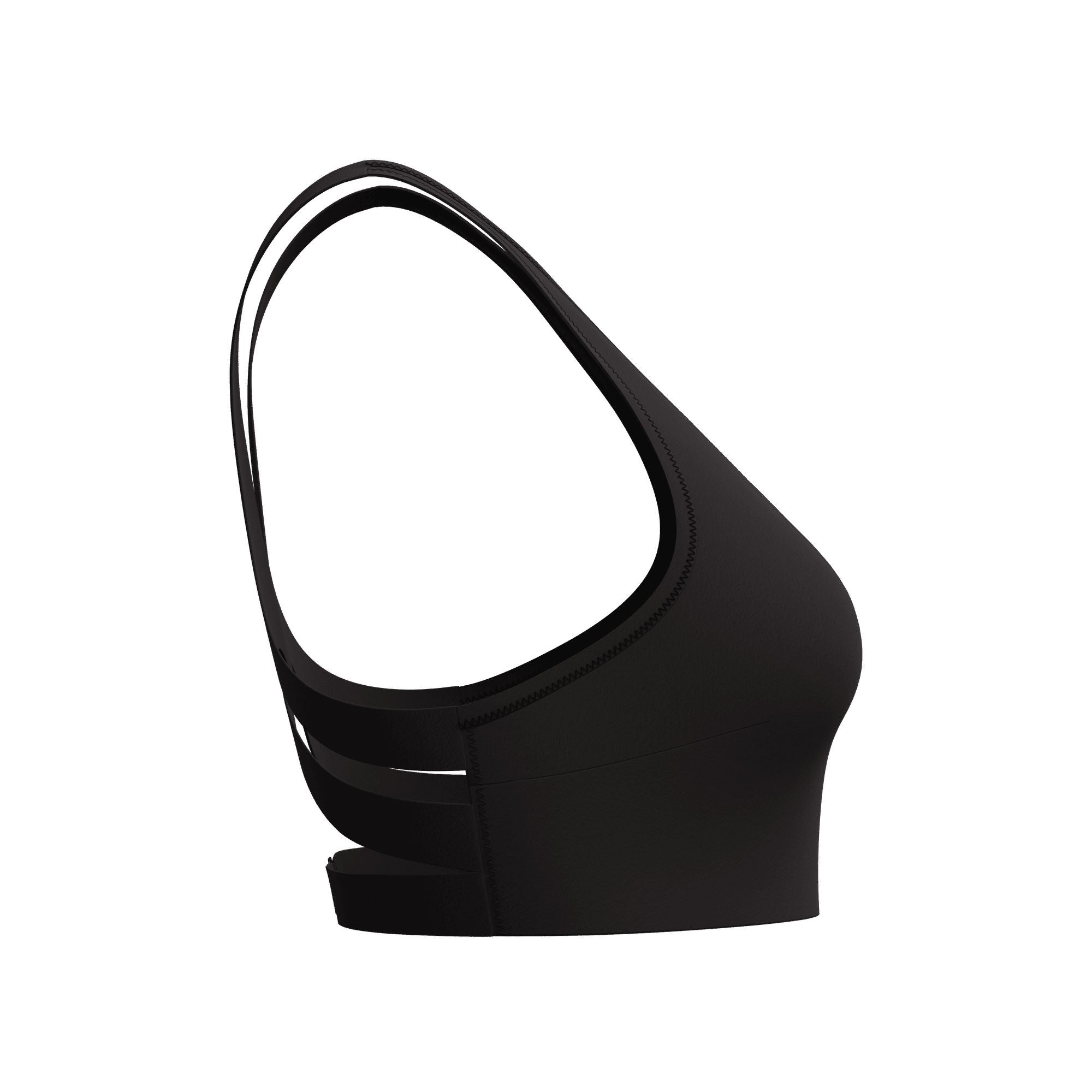 Sculpture Boom Back Damen Bikinioberteil | Schwarz