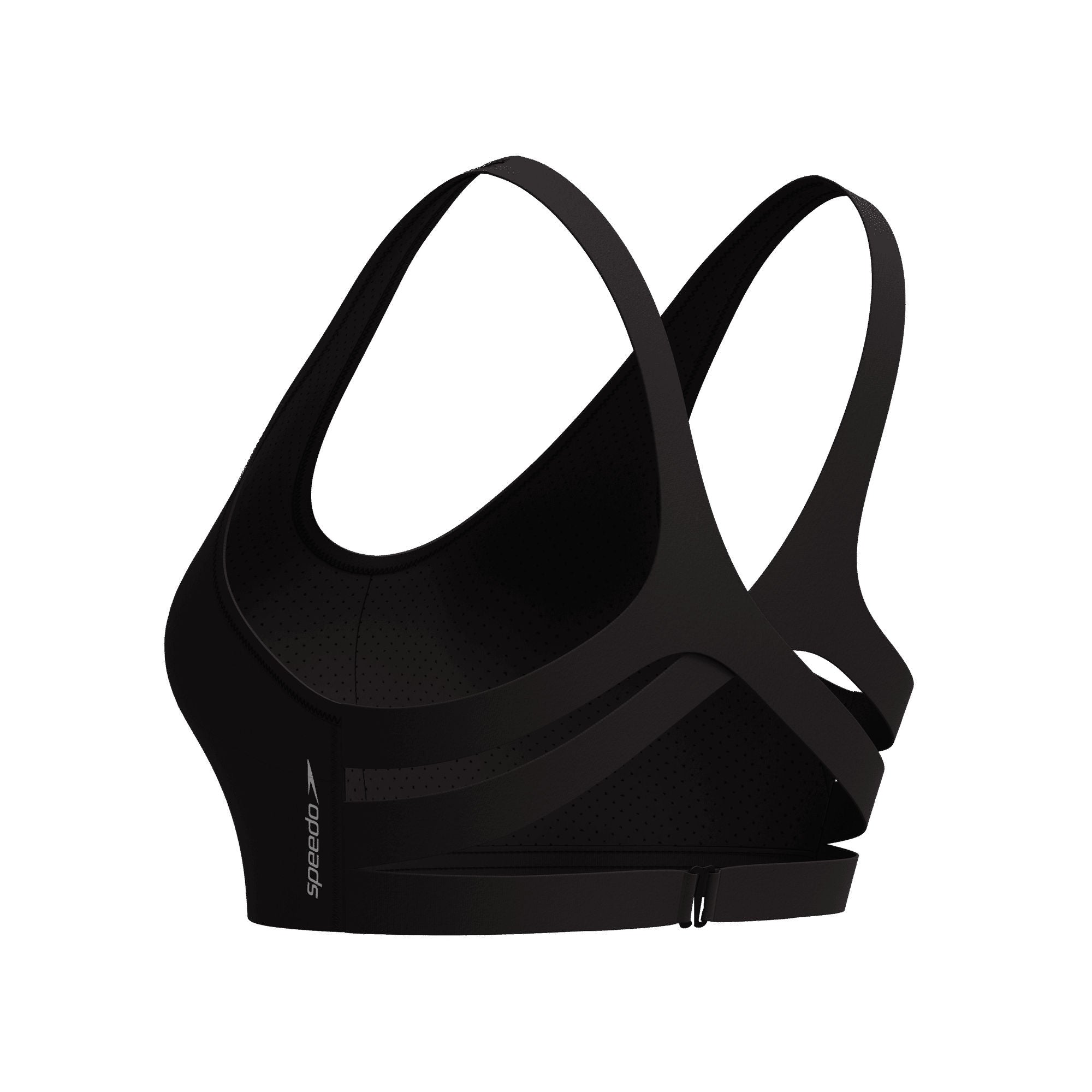 Sculpture Boom Back Damen Bikinioberteil | Schwarz