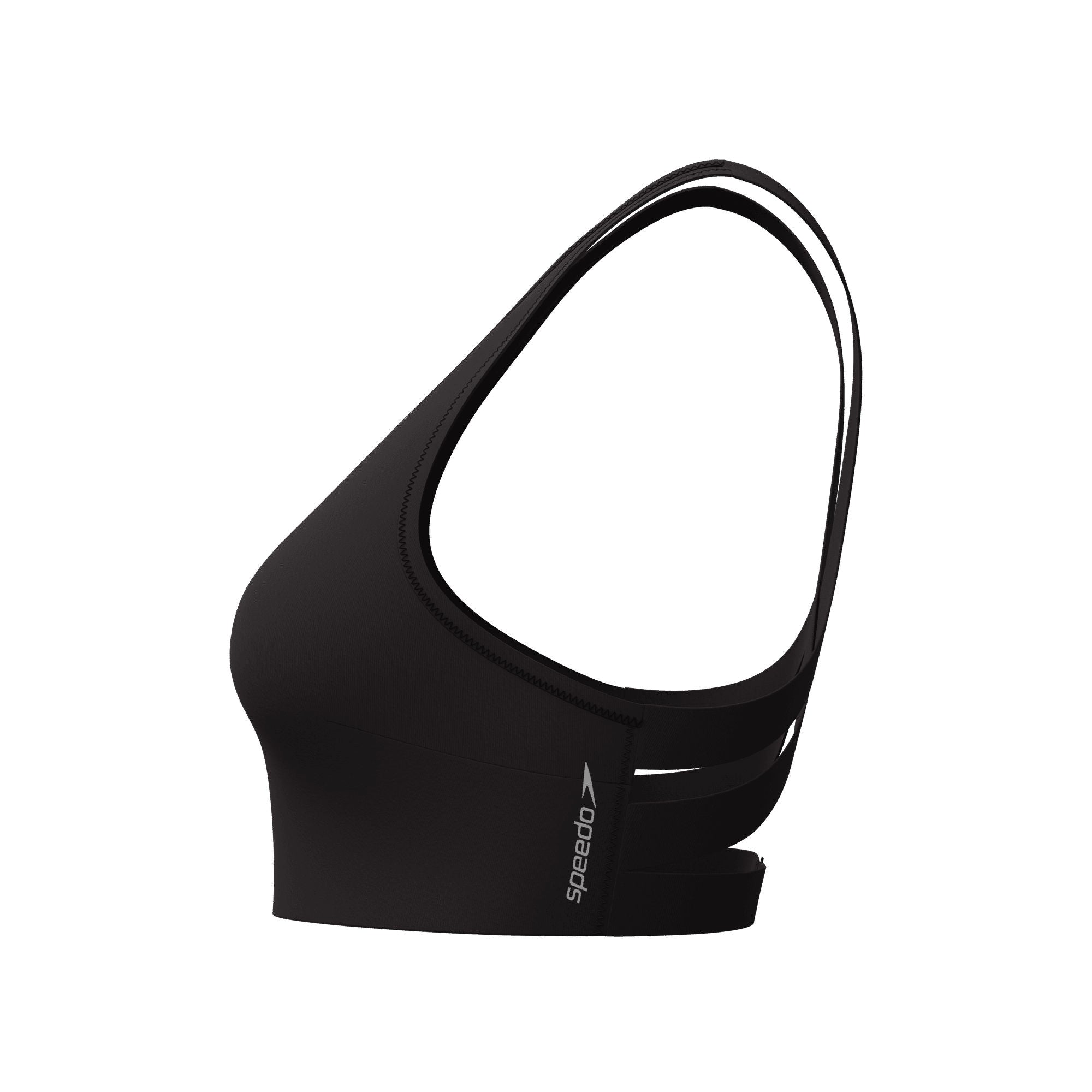 Sculpture Boom Back Damen Bikinioberteil | Schwarz
