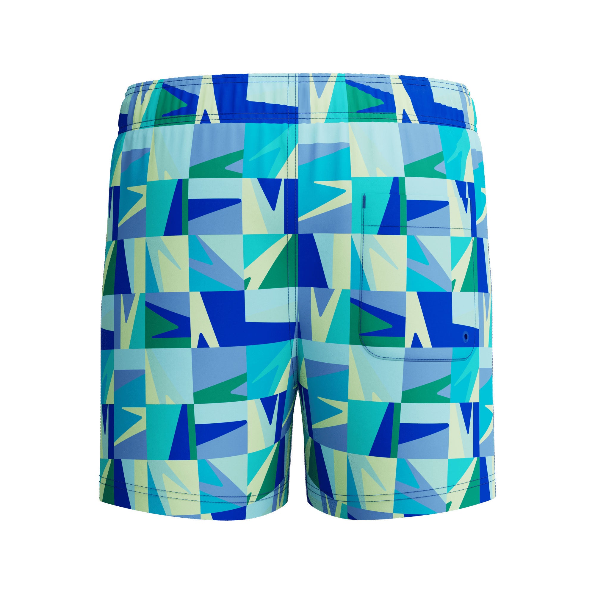 Print Volley Jungen Badeshorts | Blau