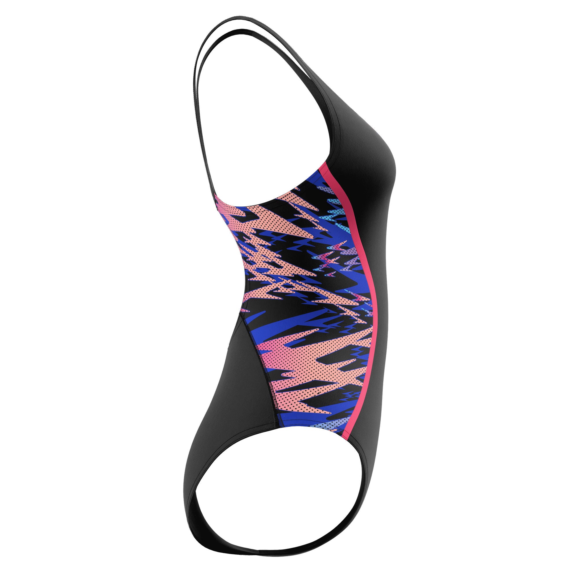 Hyperboom Splice Muscleback Damen Badeanzug | Schwarz