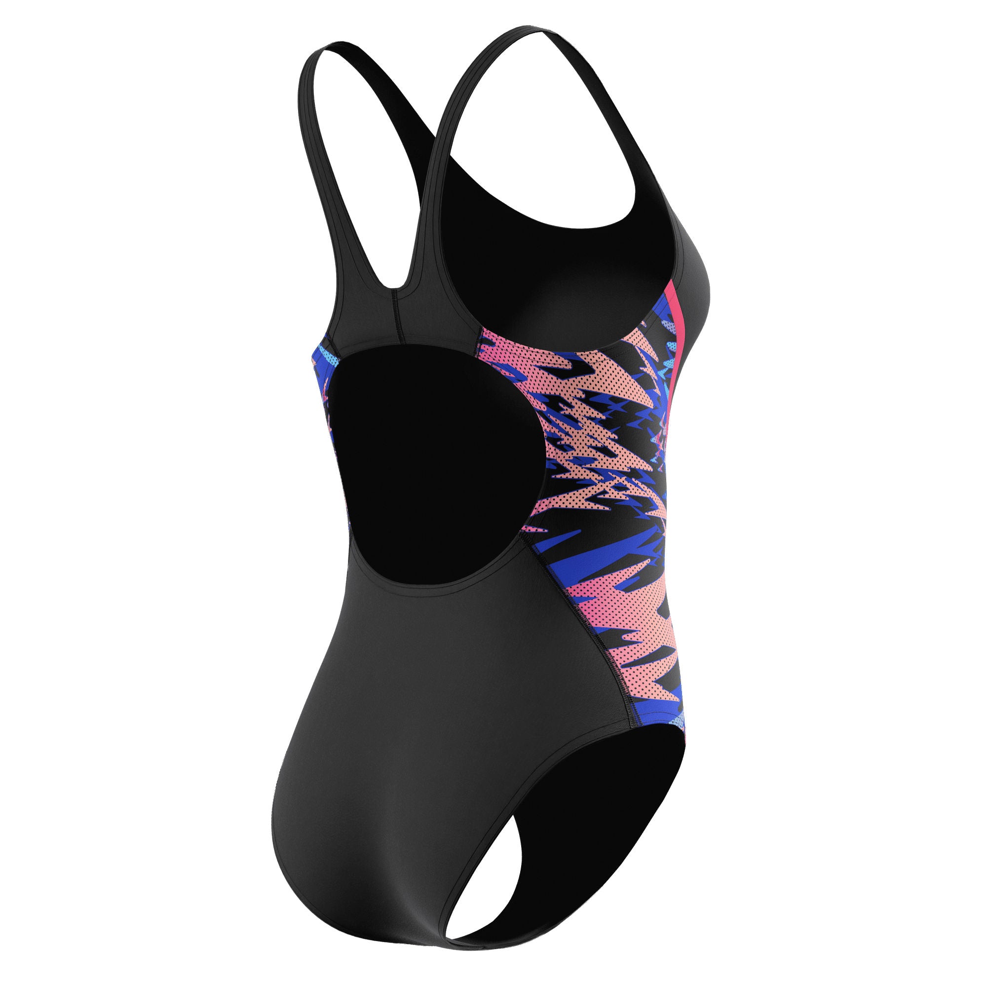 Hyperboom Splice Muscleback Damen Badeanzug | Schwarz
