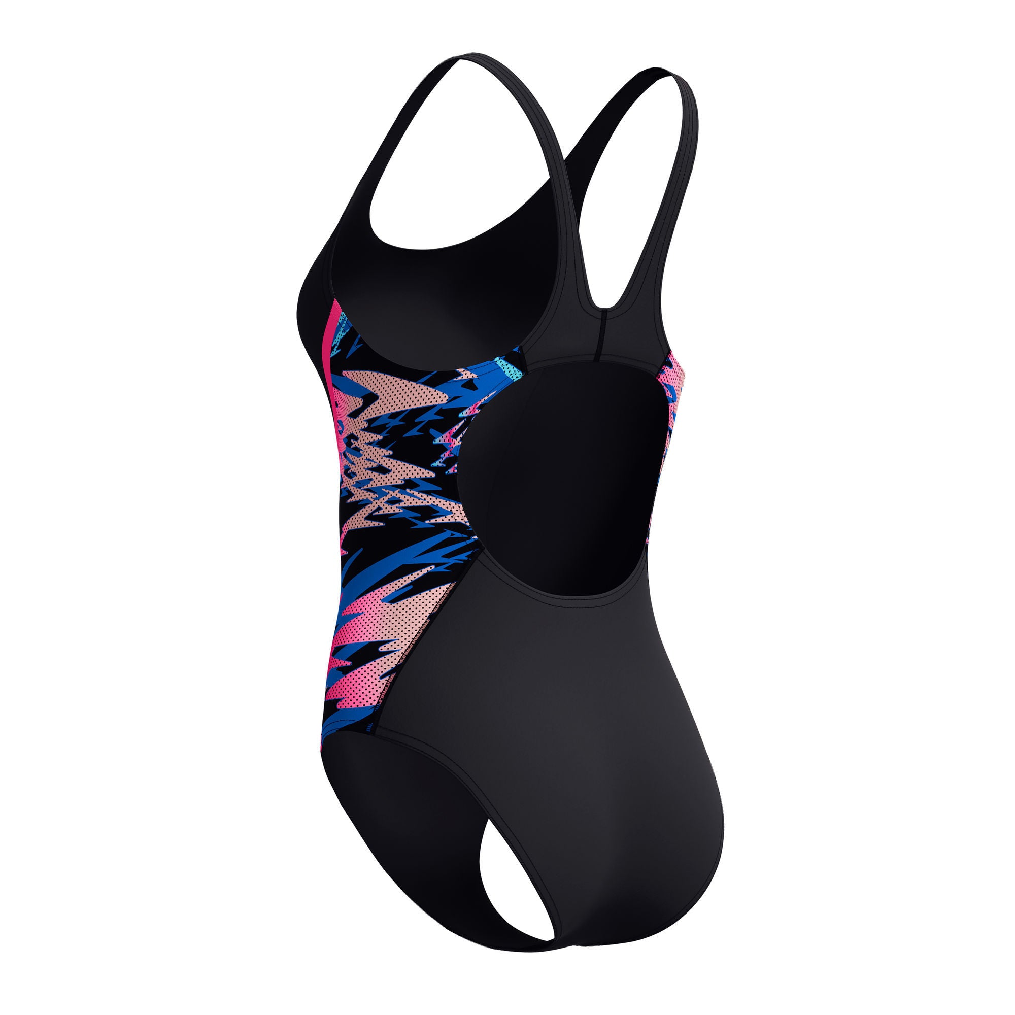Hyperboom Splice Muscleback Damen Badeanzug | Schwarz