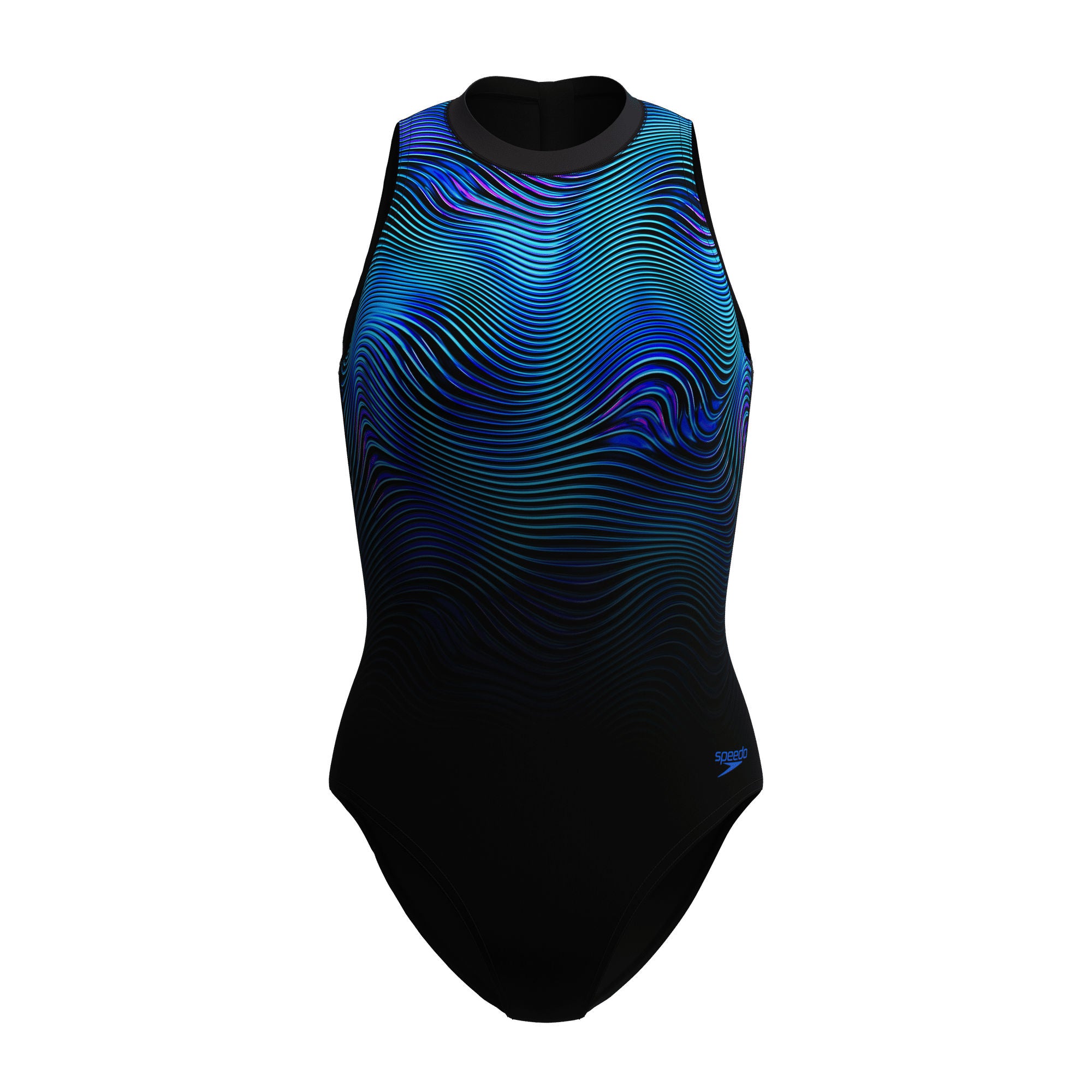 Print Hydrasuit Damen Badeanzug | Schwarz