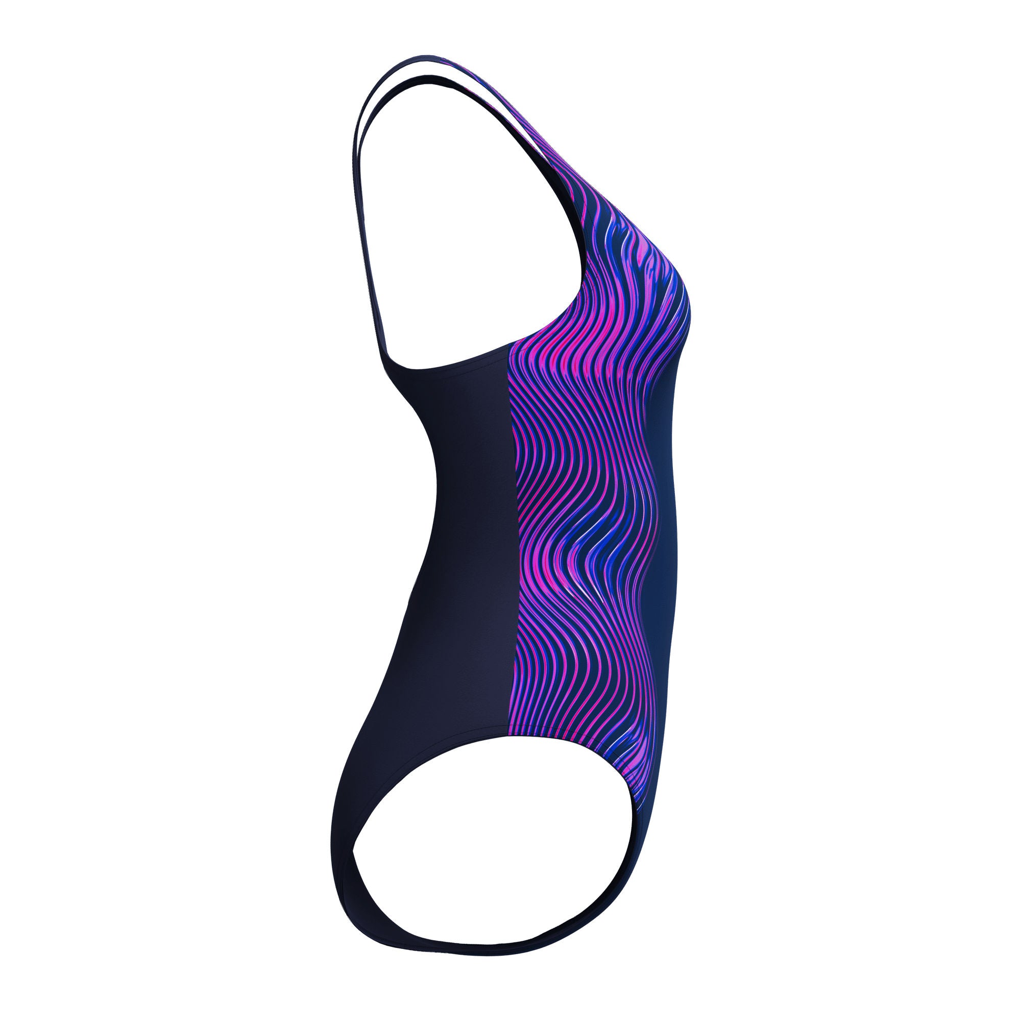 Print Medalist Damen Badeanzug | Navy