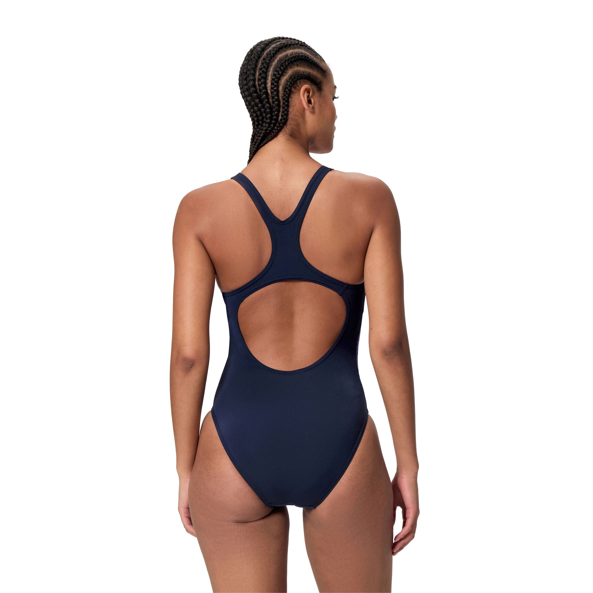 Print Medalist Damen Badeanzug | Navy