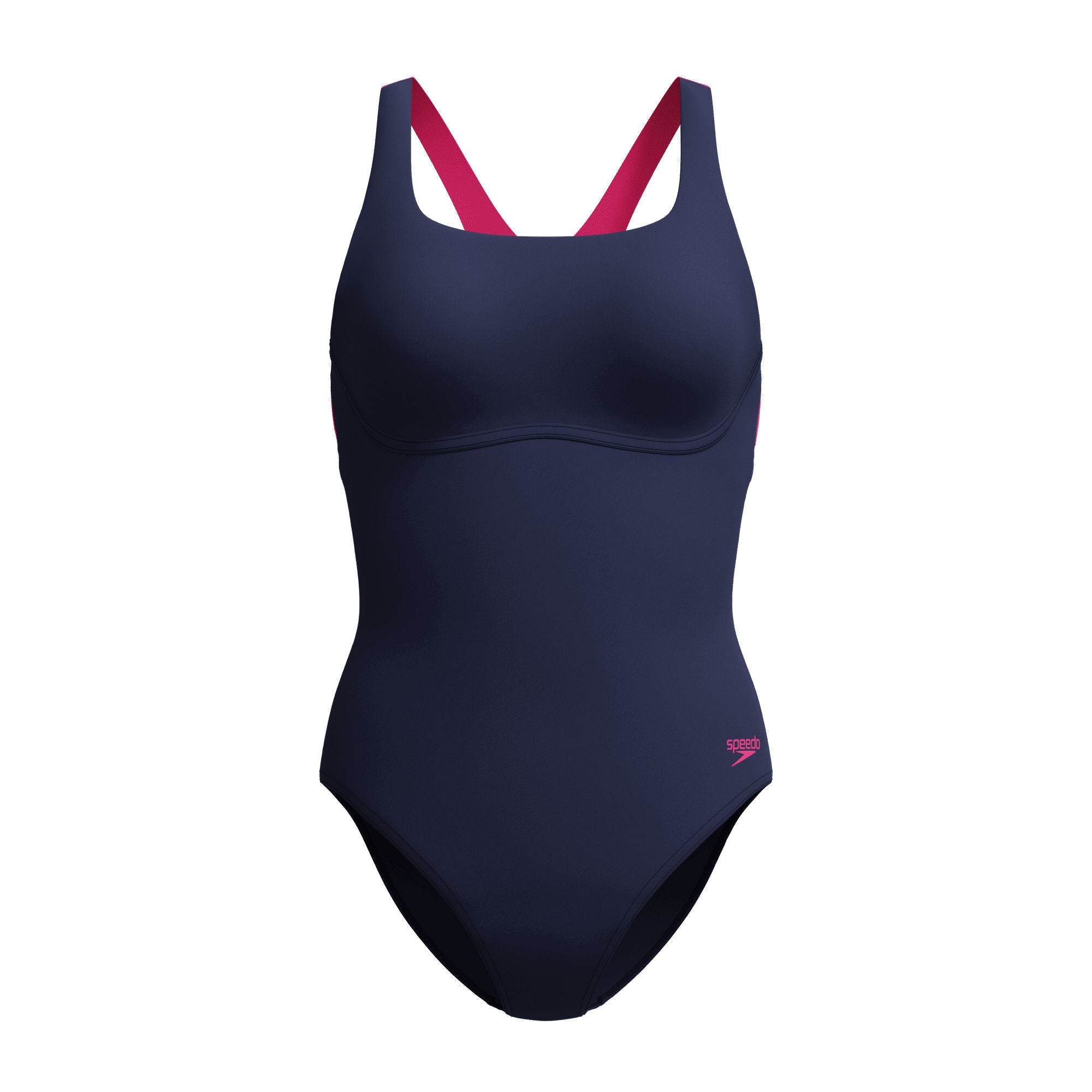 Solid Flex Band Damen Badeanzug | Navy