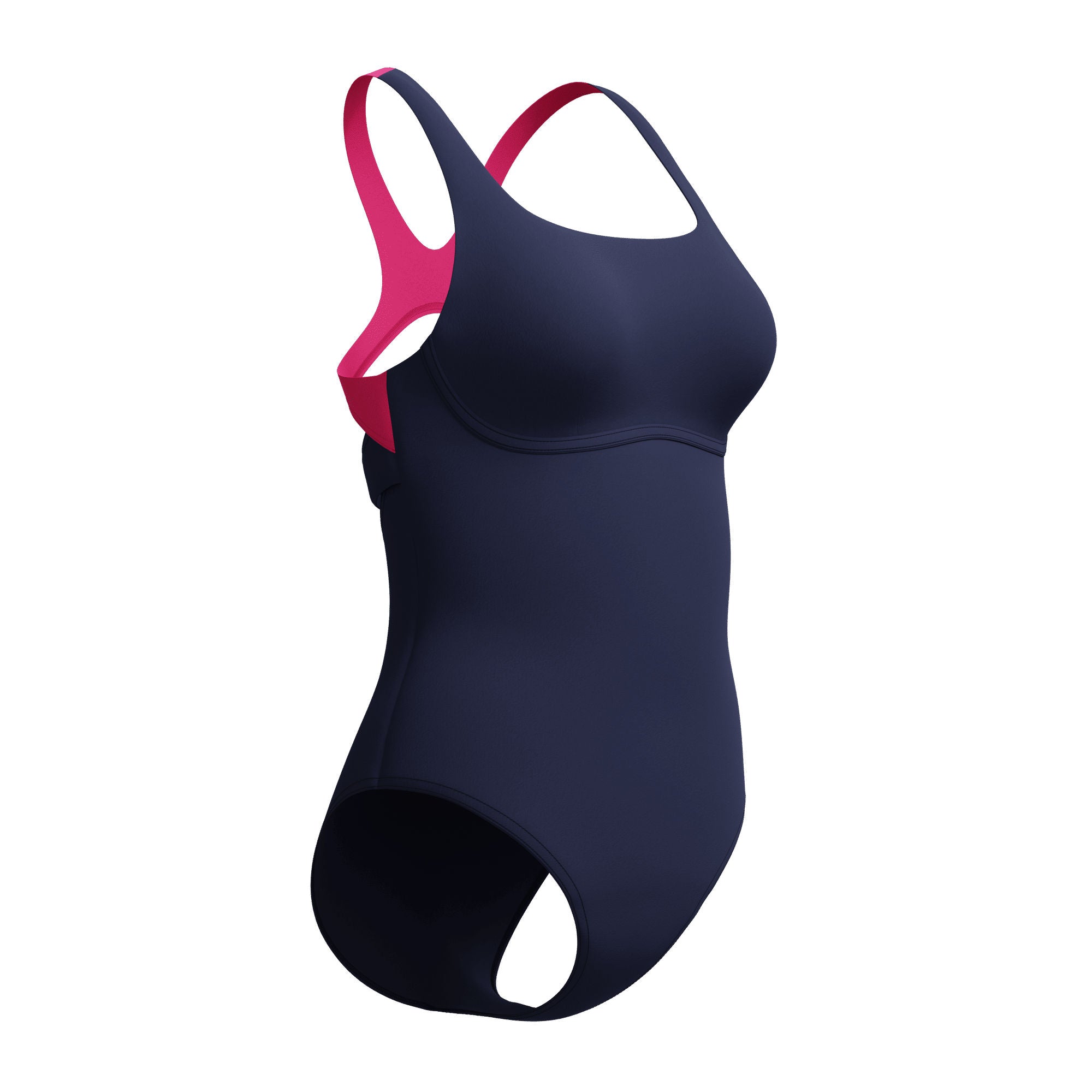 Solid Flex Band Damen Badeanzug | Navy