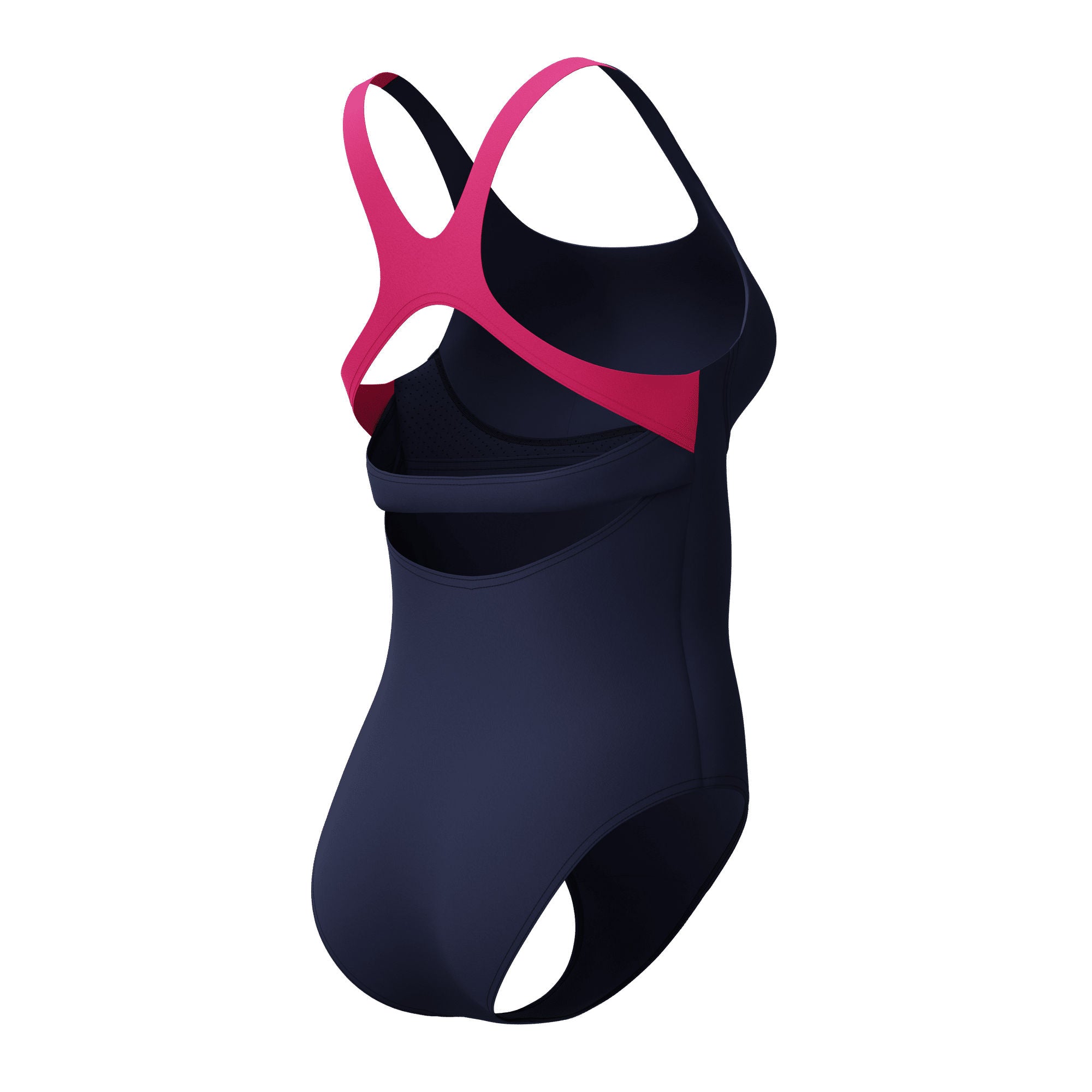 Solid Flex Band Damen Badeanzug | Navy