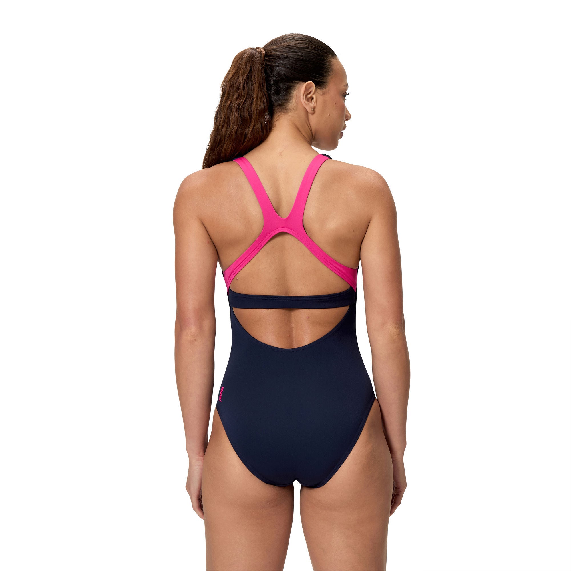 Solid Flex Band Damen Badeanzug | Navy