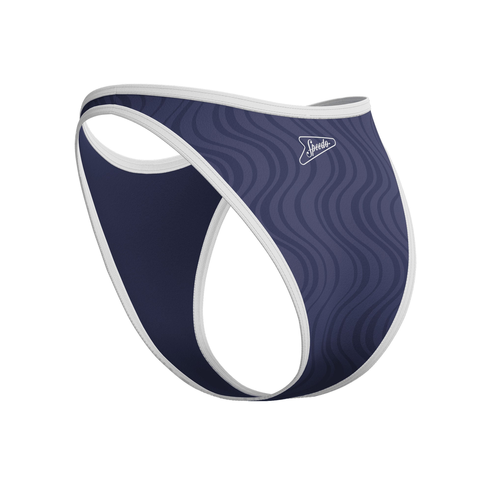 Texture Scoop Damen Bikinihose | Navy