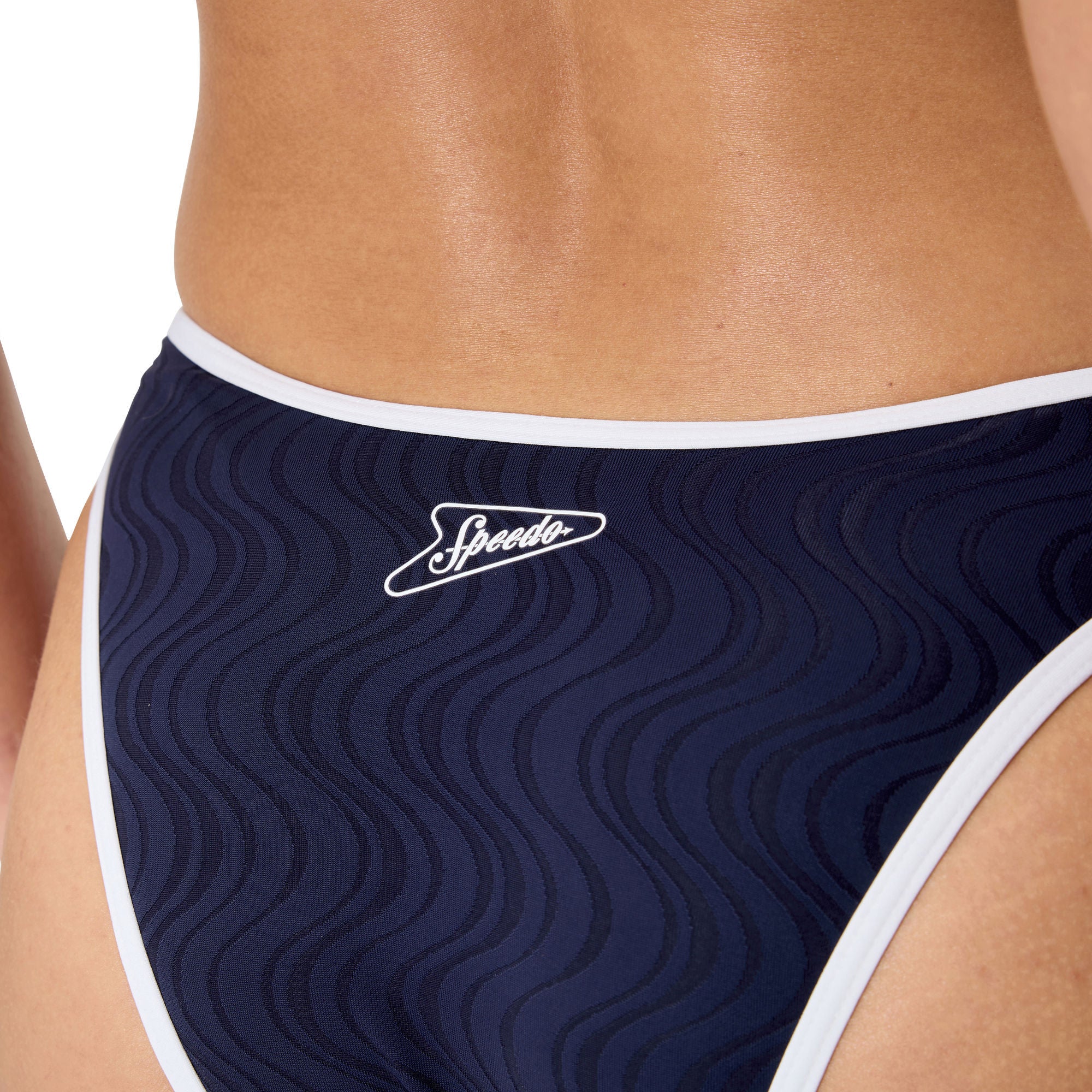 Texture Scoop Damen Bikinihose | Navy