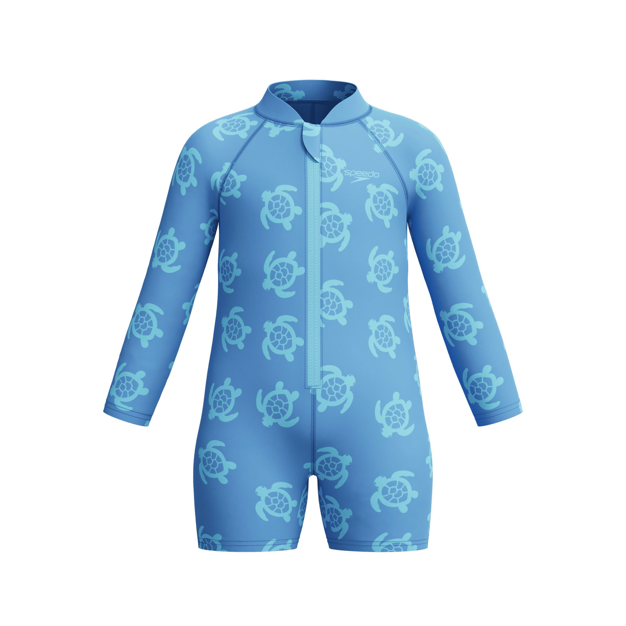 Long Sleeve Print Zip 1pc Jungen | Blau