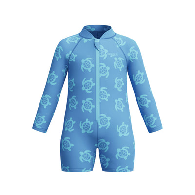Long Sleeve Print Zip 1pc Jungen | Blau