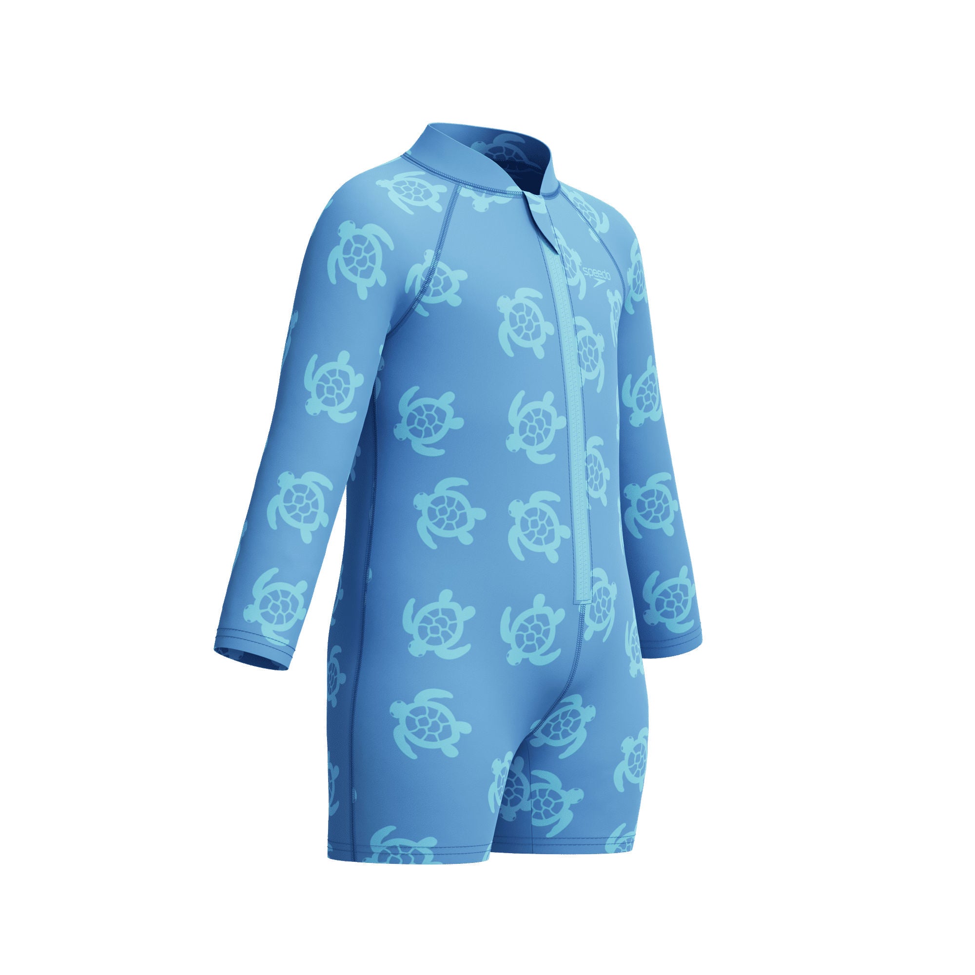 Long Sleeve Print Zip 1pc Jungen | Blau