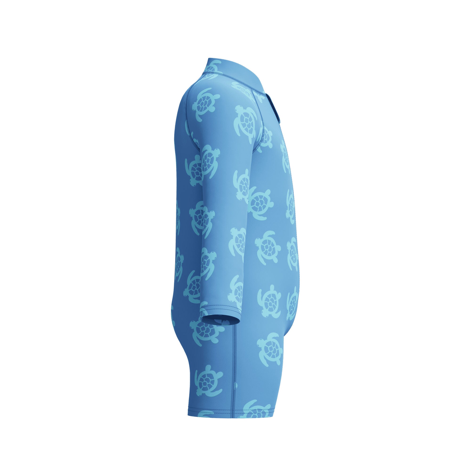 Long Sleeve Print Zip 1pc Jungen | Blau